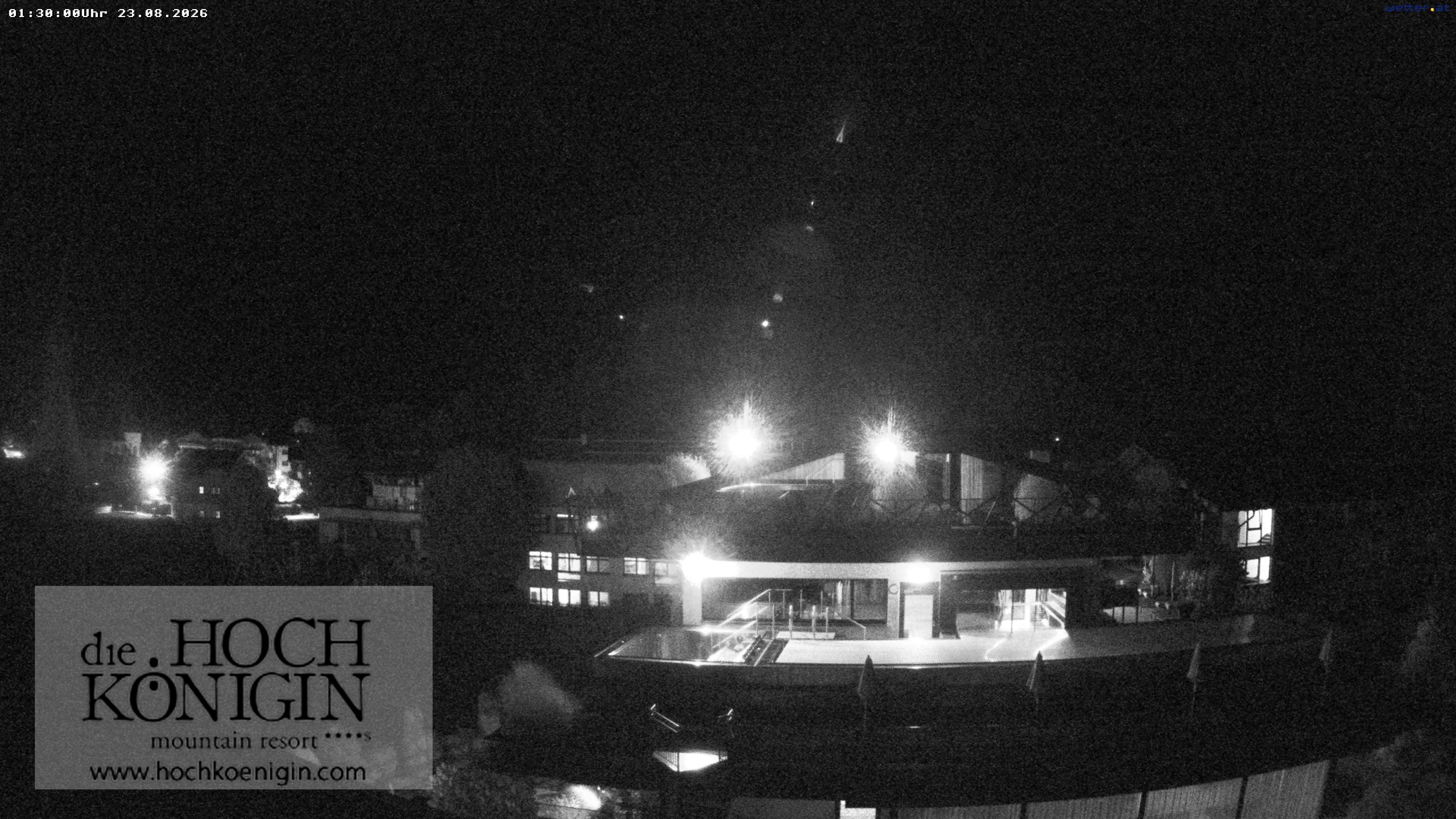 Archiv Foto Webcam Maria Alm: Ausblick Hotel Hochkönigin