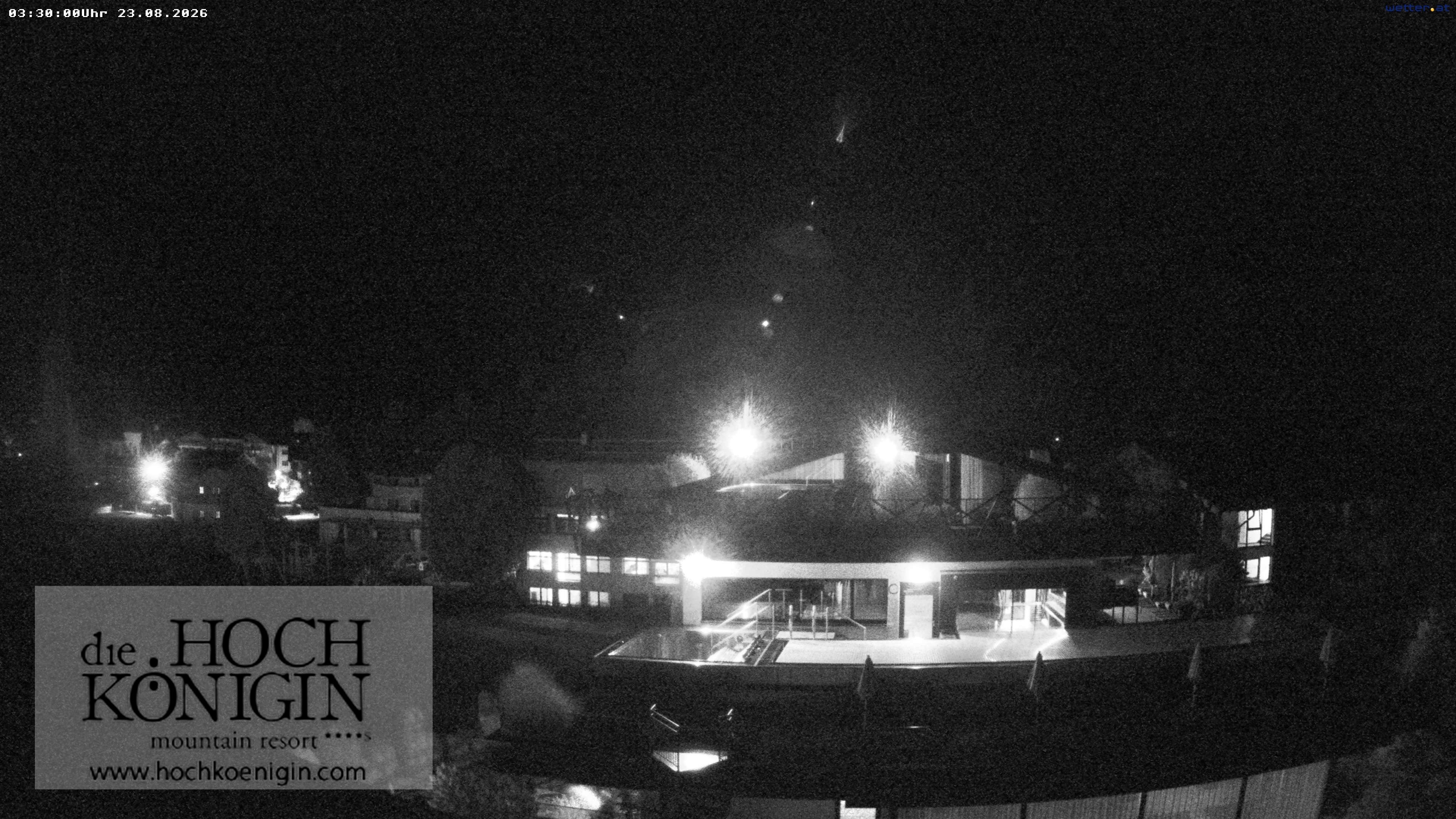 Archiv Foto Webcam Maria Alm: Ausblick Hotel Hochkönigin