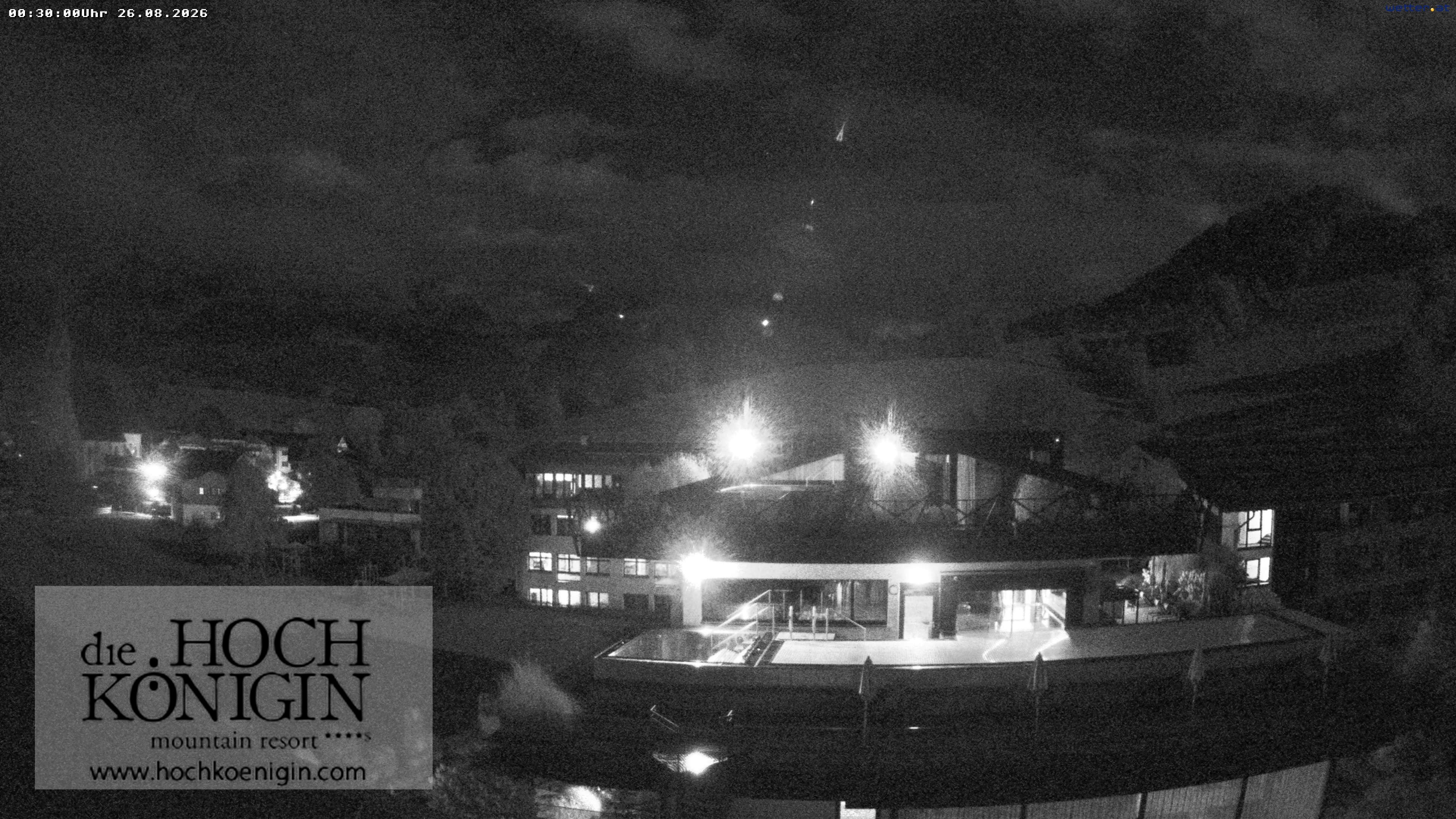 Archived image Webcam Maria Alm - View Hotel Hochkönigin