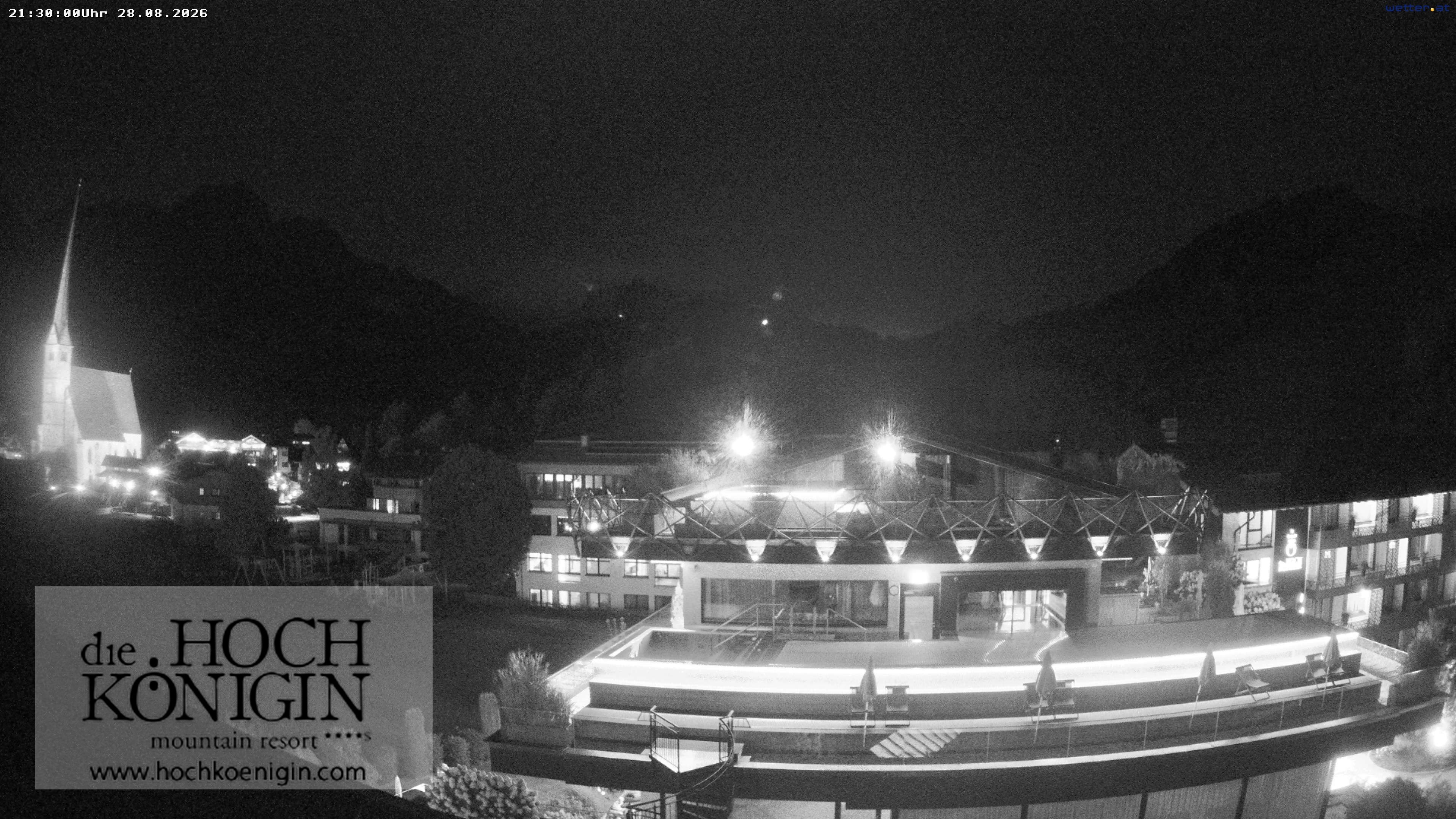 Archiv Foto Webcam Maria Alm: Ausblick Hotel Hochkönigin