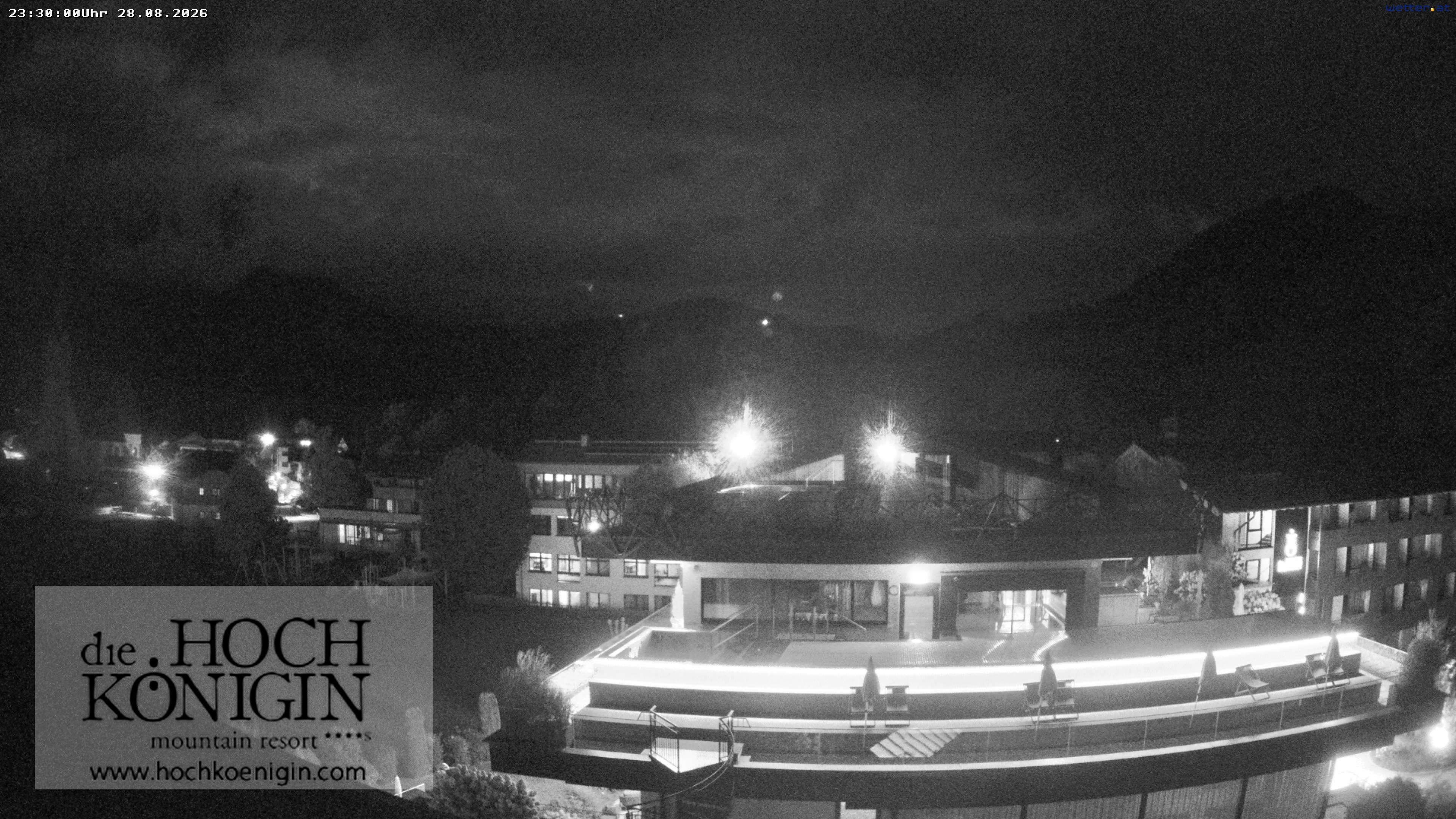 Archiv Foto Webcam Maria Alm: Ausblick Hotel Hochkönigin