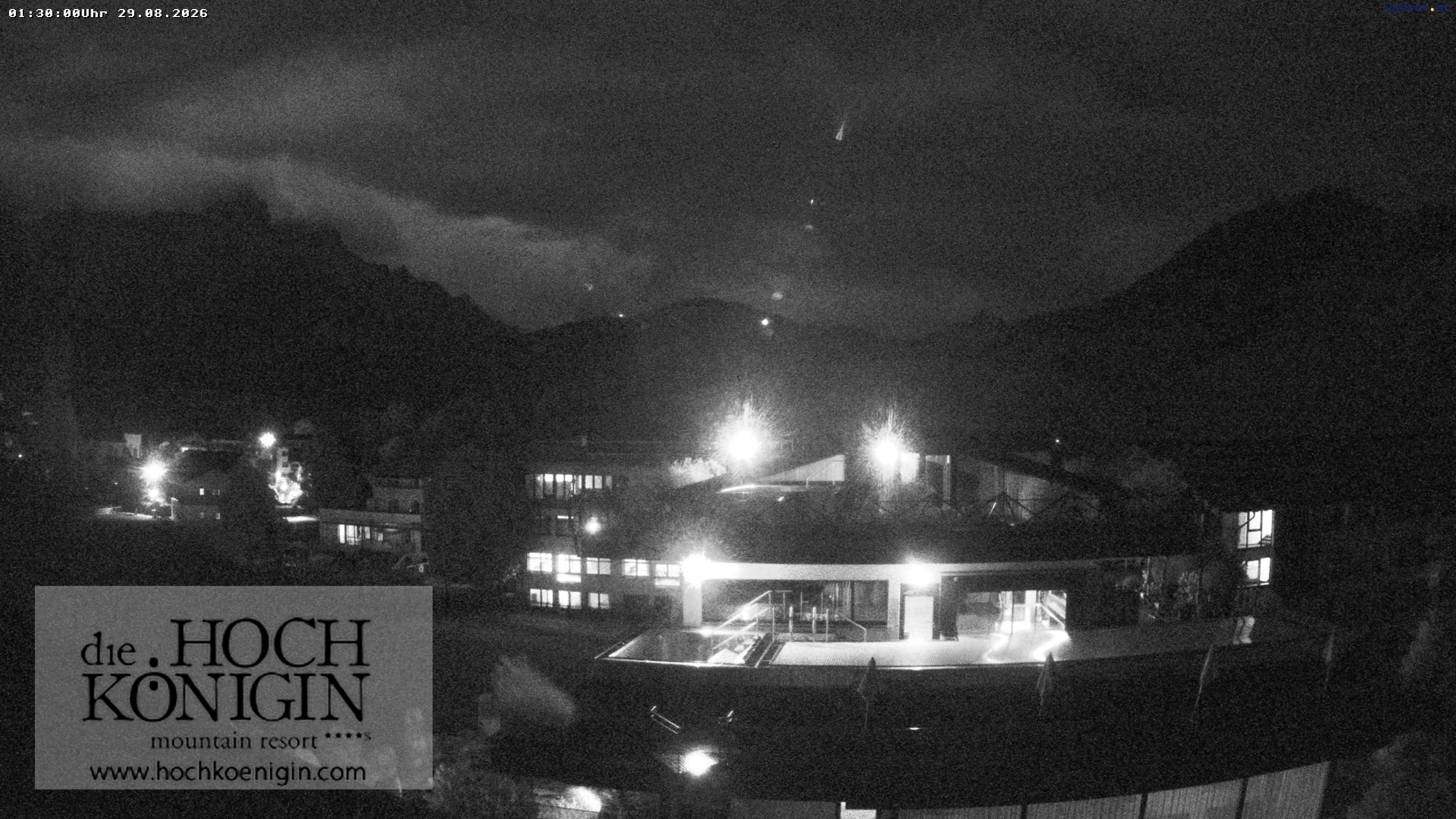 Archiv Foto Webcam Maria Alm: Ausblick Hotel Hochkönigin