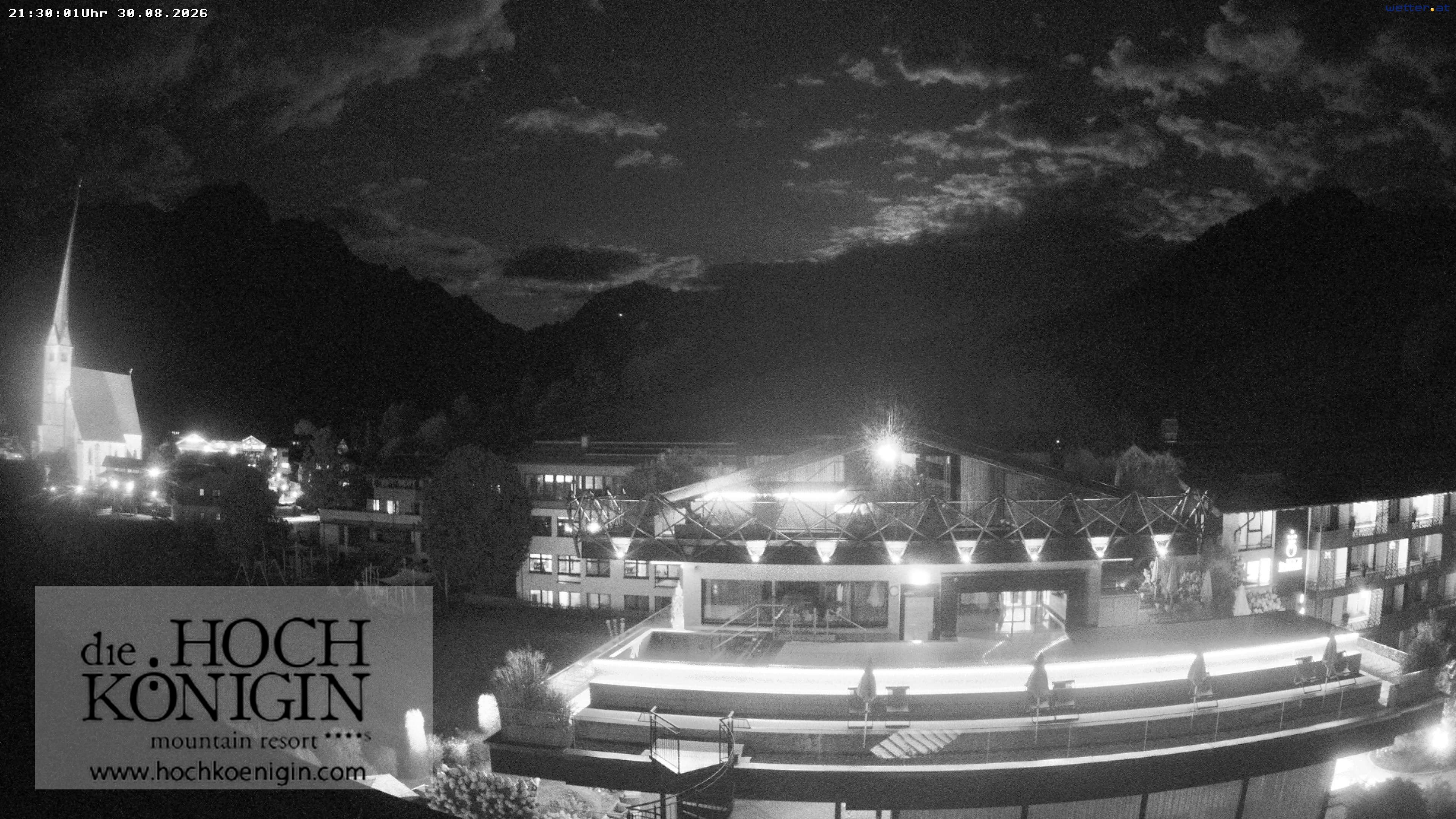 Archived image Webcam Maria Alm - View Hotel Hochkönigin