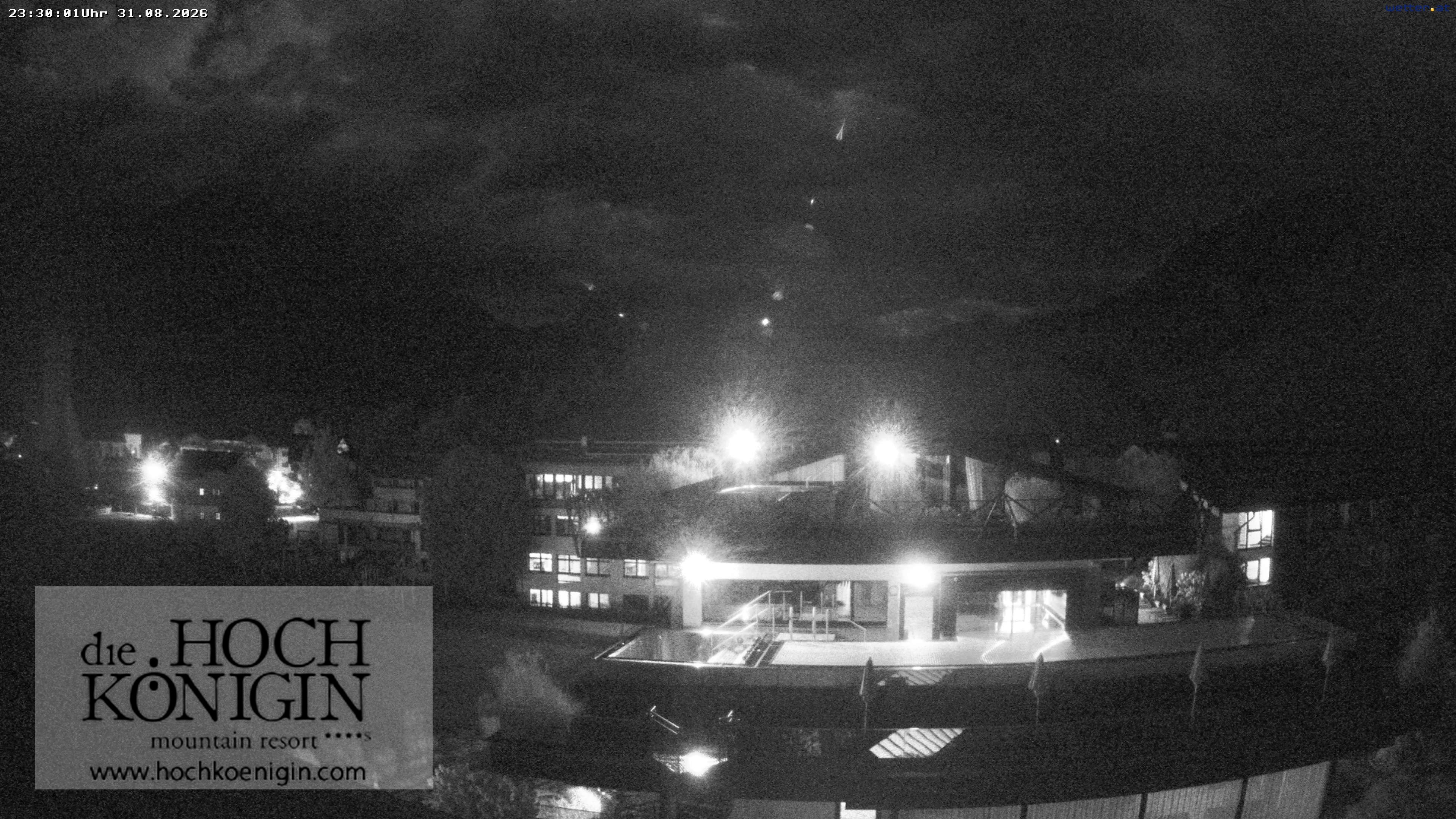 Archiv Foto Webcam Maria Alm: Ausblick Hotel Hochkönigin