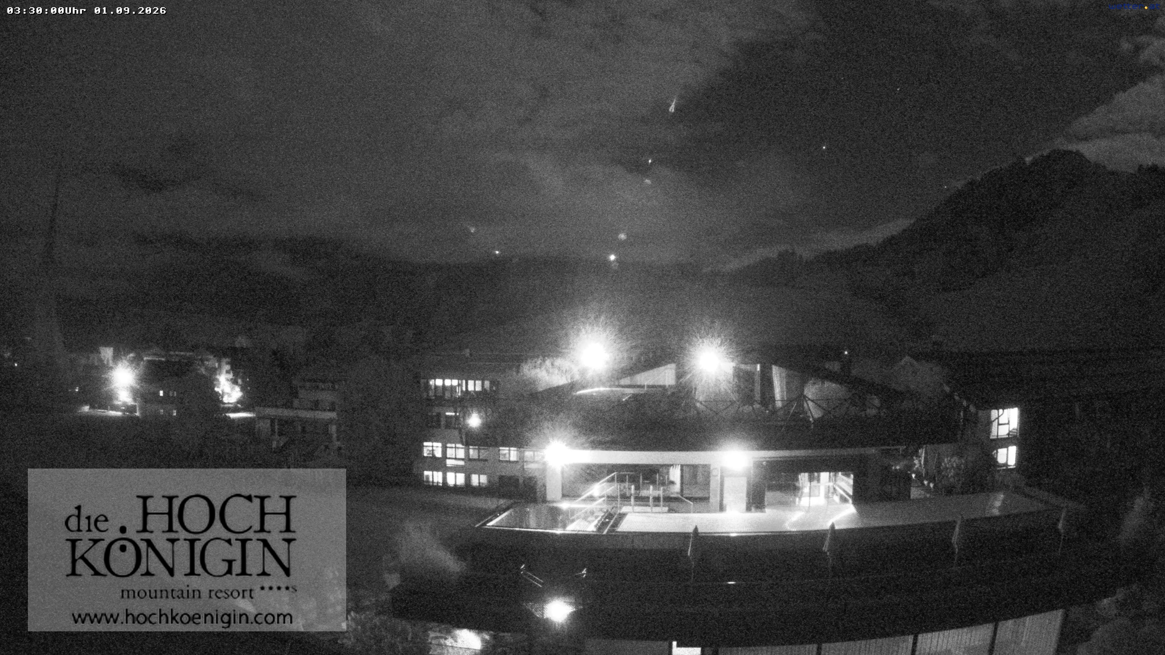 Archiv Foto Webcam Maria Alm: Ausblick Hotel Hochkönigin