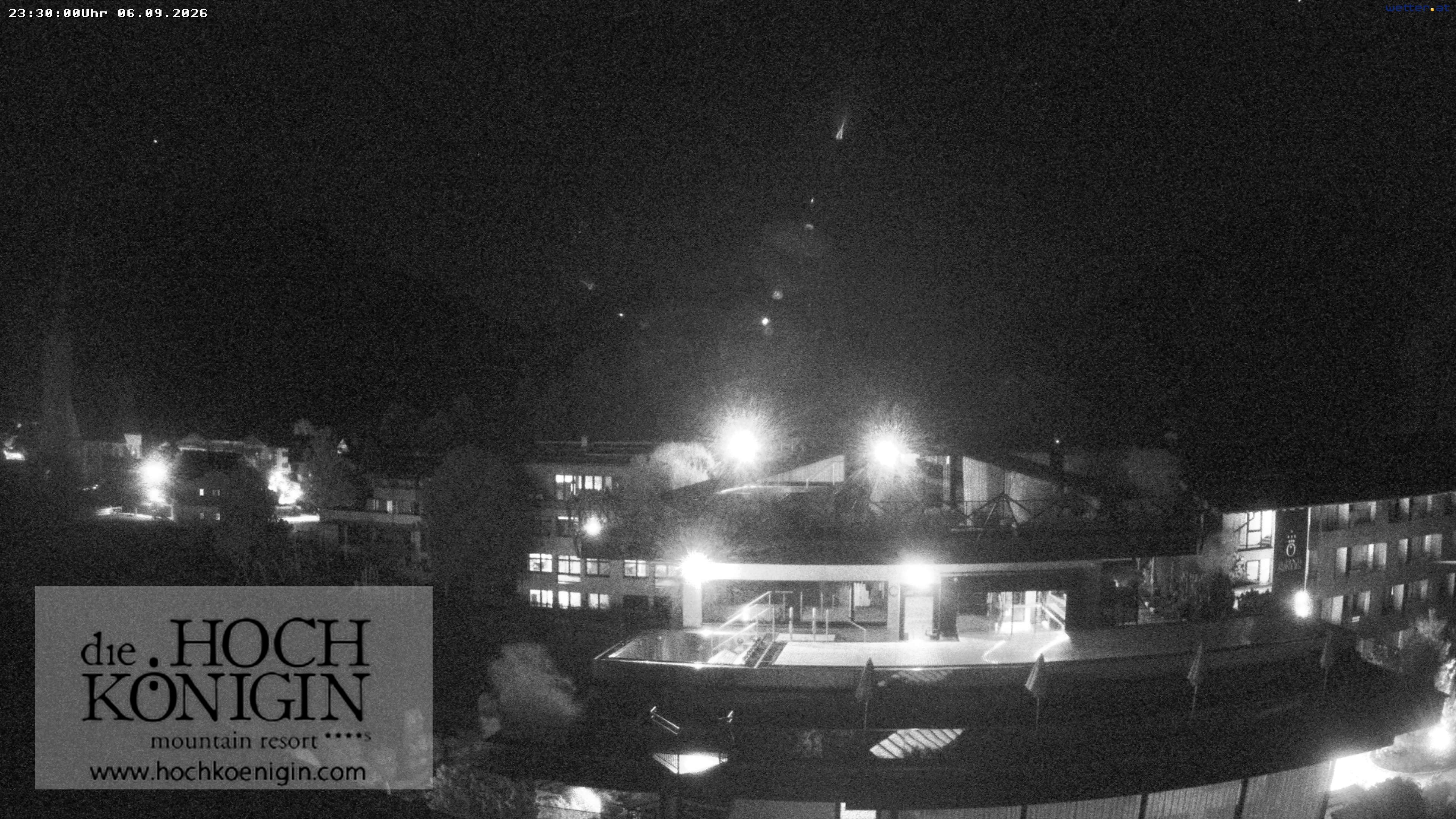 Archiv Foto Webcam Maria Alm: Ausblick Hotel Hochkönigin
