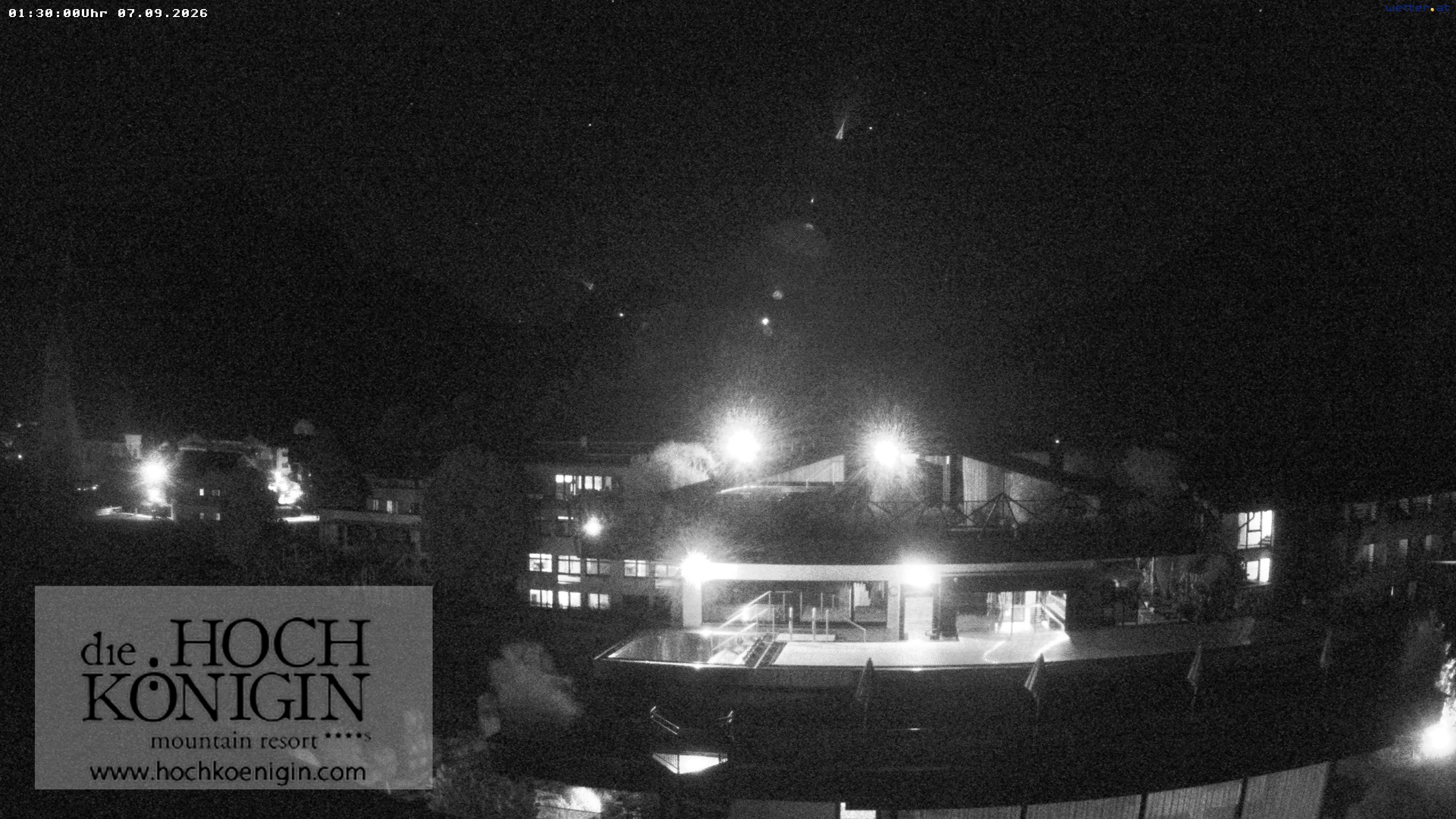 Archiv Foto Webcam Maria Alm: Ausblick Hotel Hochkönigin