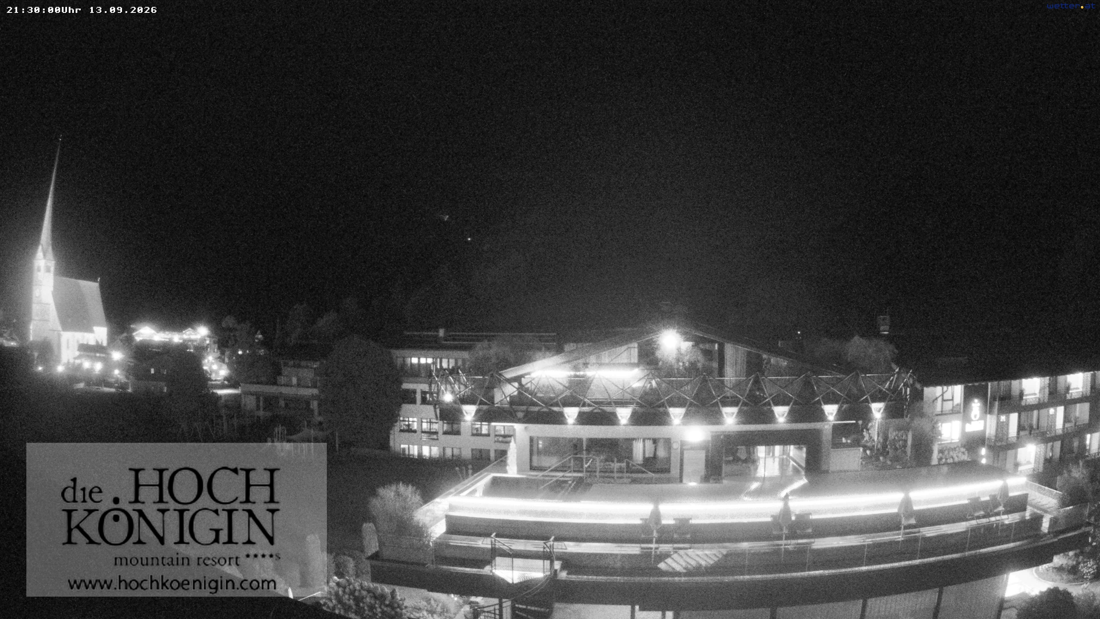 Archived image Webcam Maria Alm - View Hotel Hochkönigin