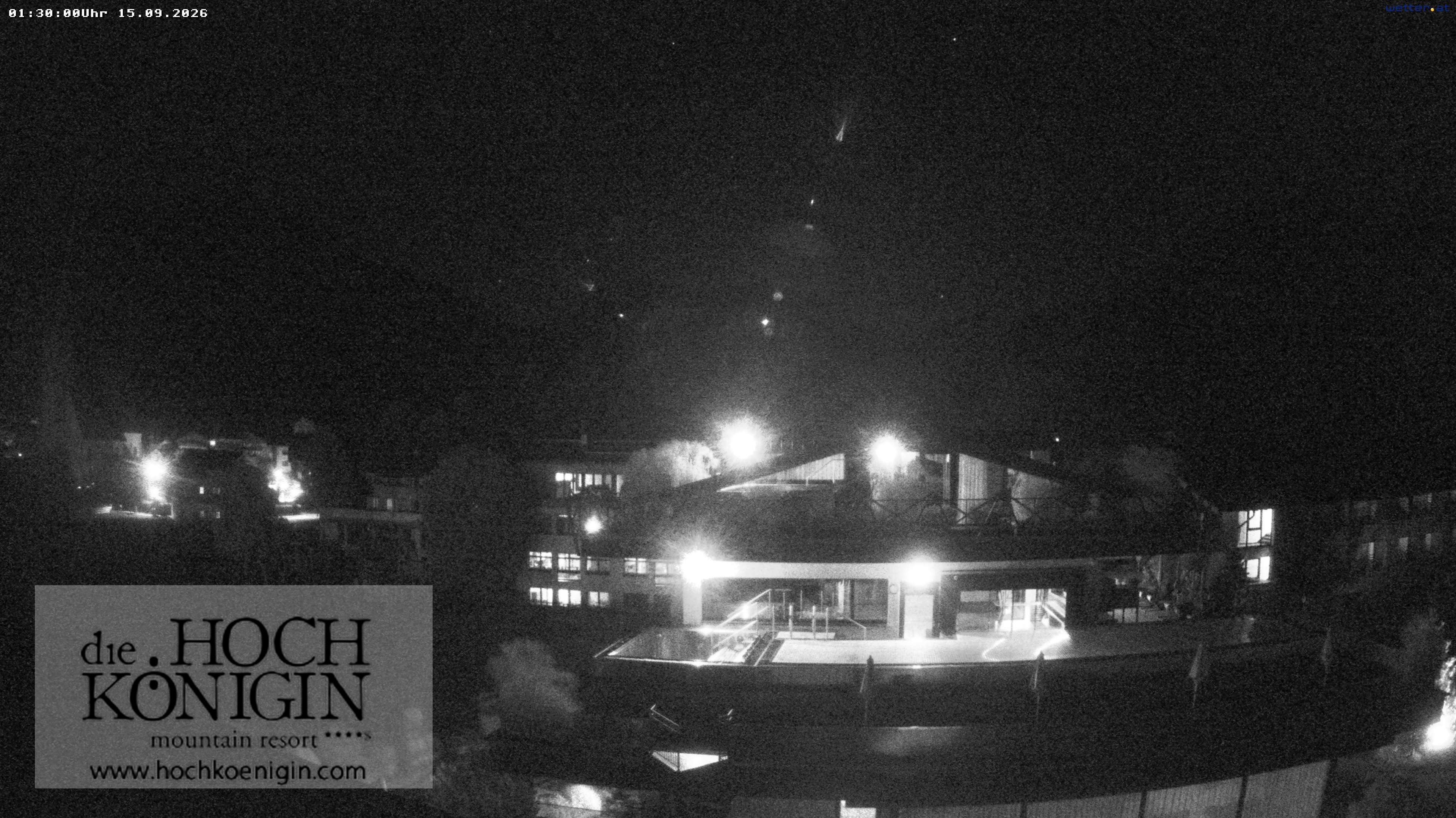 Archiv Foto Webcam Maria Alm: Ausblick Hotel Hochkönigin