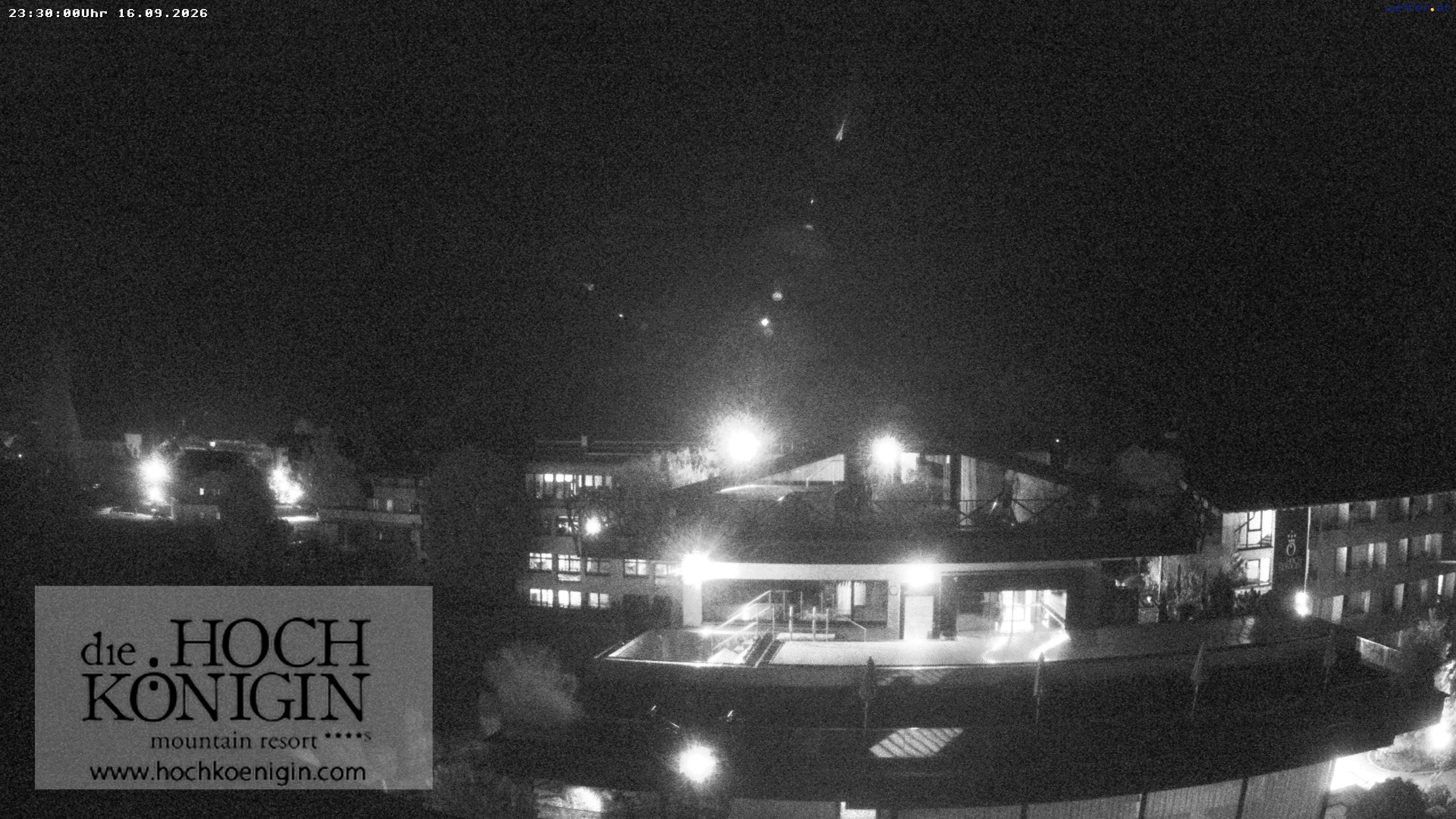 Archiv Foto Webcam Maria Alm: Ausblick Hotel Hochkönigin