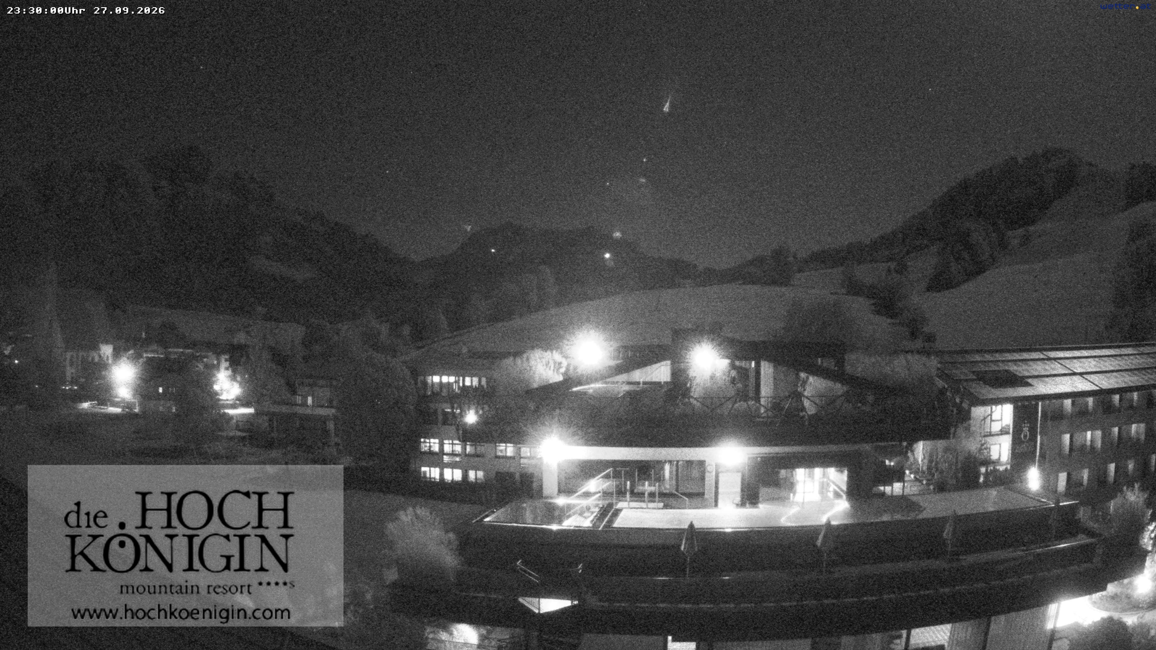 Archiv Foto Webcam Maria Alm: Ausblick Hotel Hochkönigin