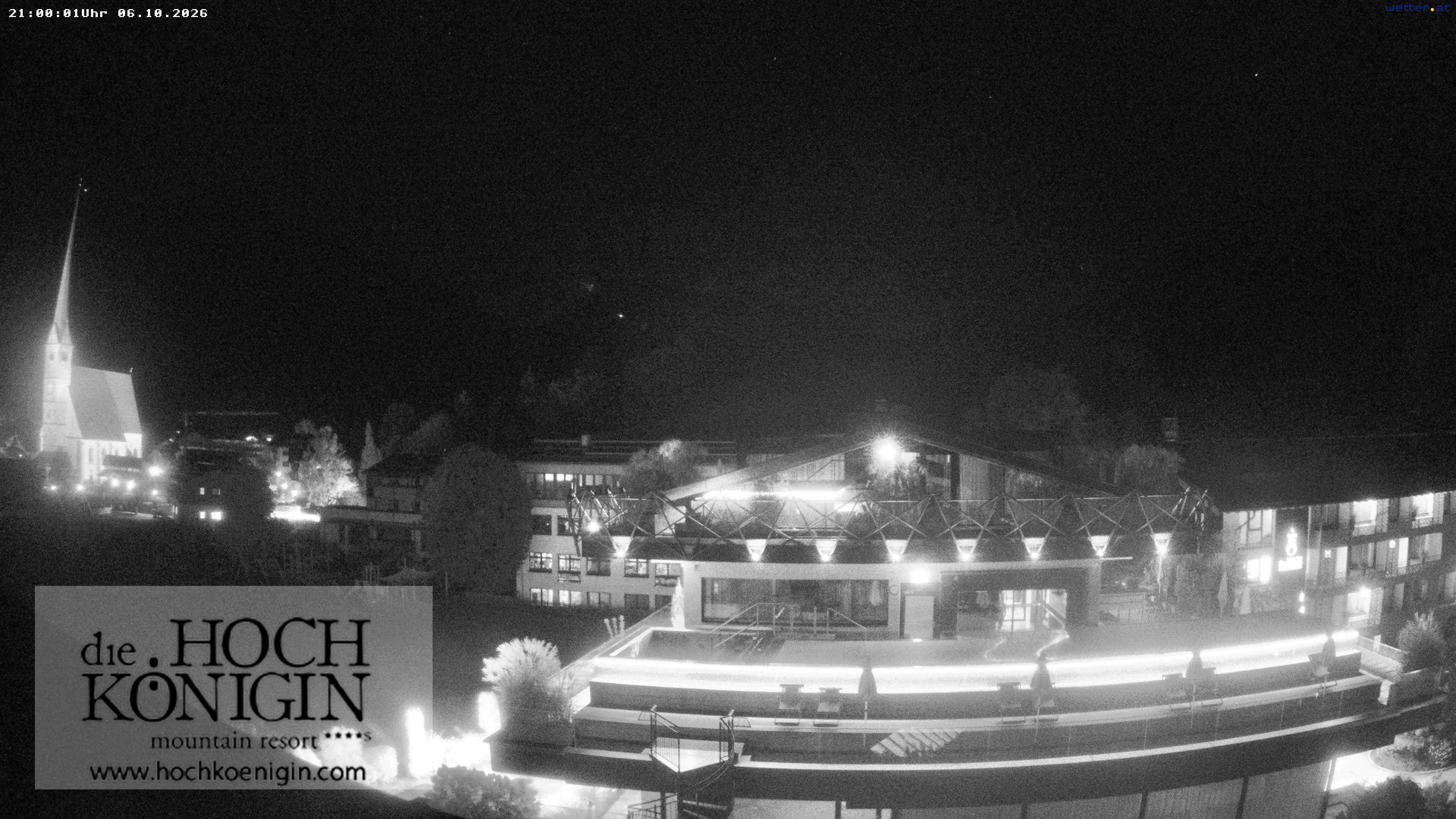 Archived image Webcam Maria Alm - View Hotel Hochkönigin