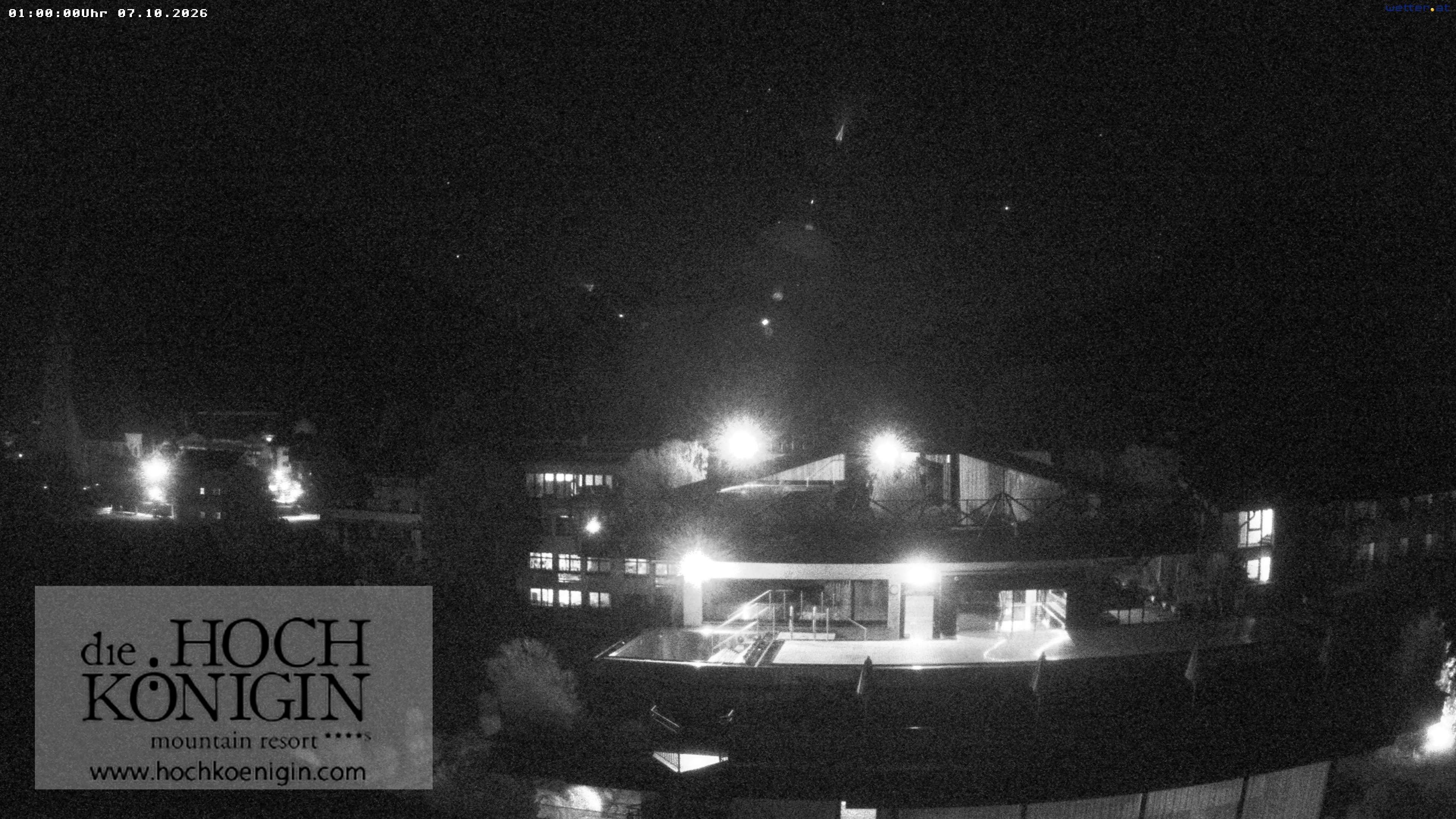 Archived image Webcam Maria Alm - View Hotel Hochkönigin