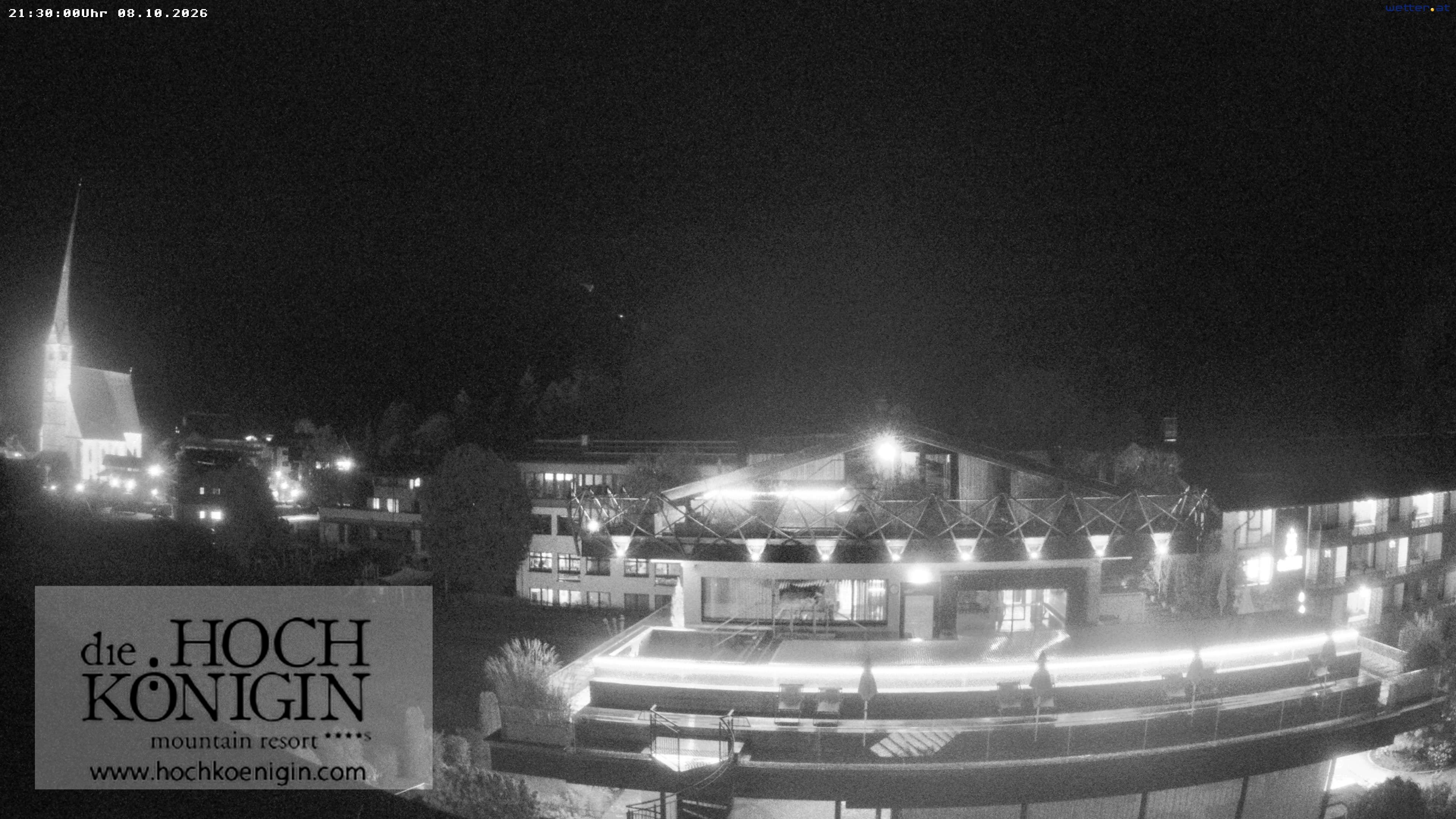 Archiv Foto Webcam Maria Alm: Ausblick Hotel Hochkönigin