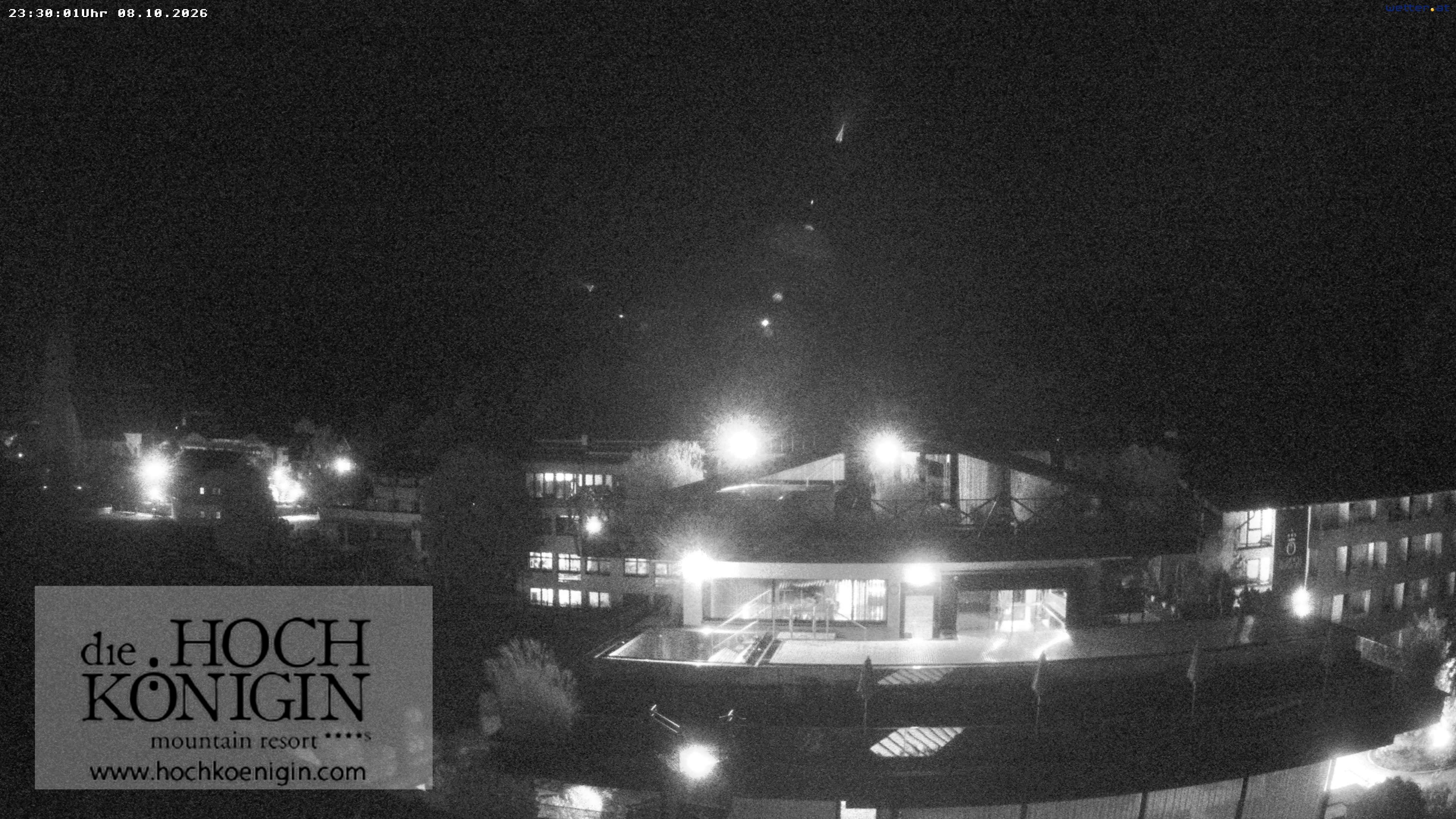 Archiv Foto Webcam Maria Alm: Ausblick Hotel Hochkönigin