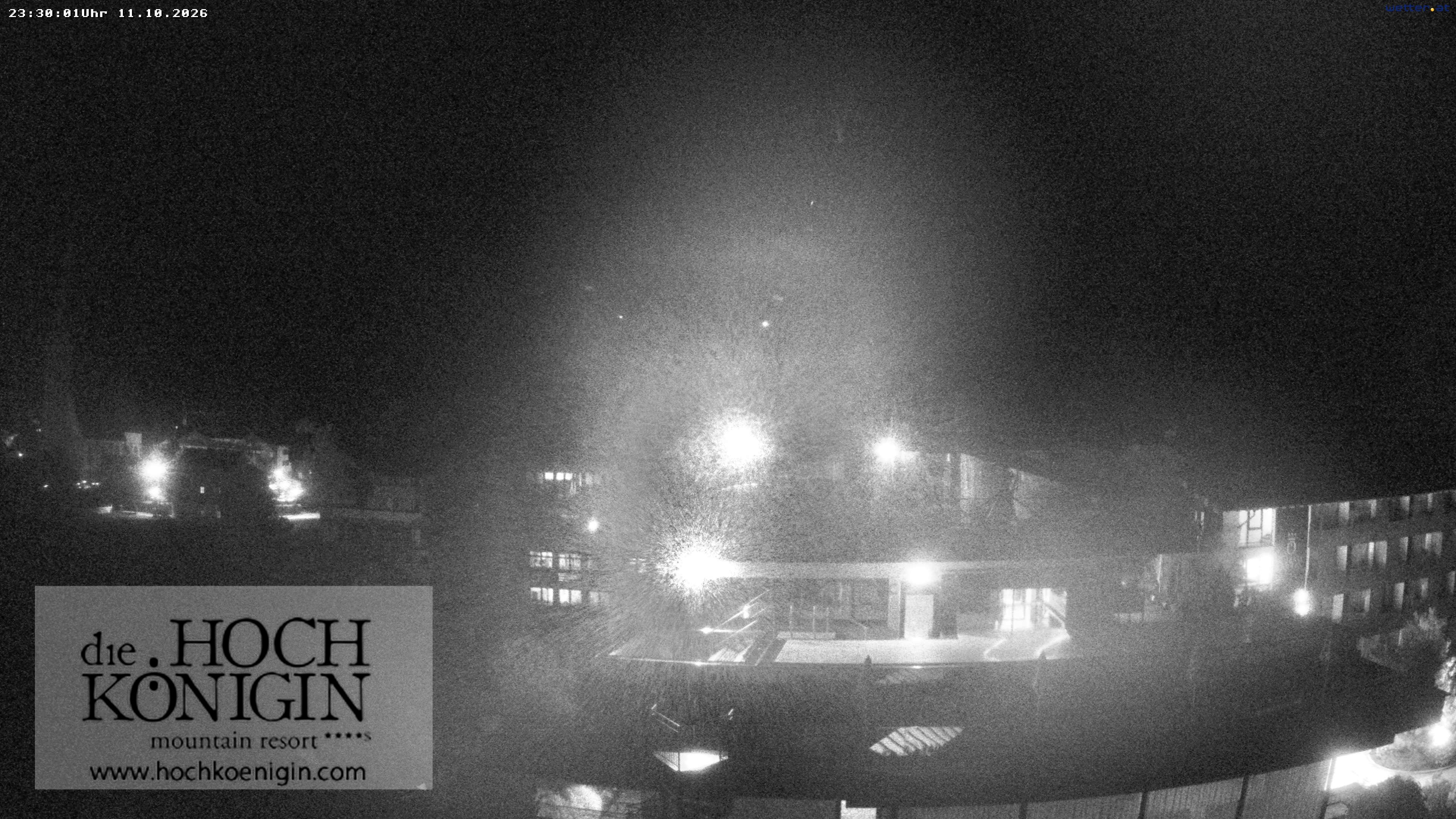 Archiv Foto Webcam Maria Alm: Ausblick Hotel Hochkönigin