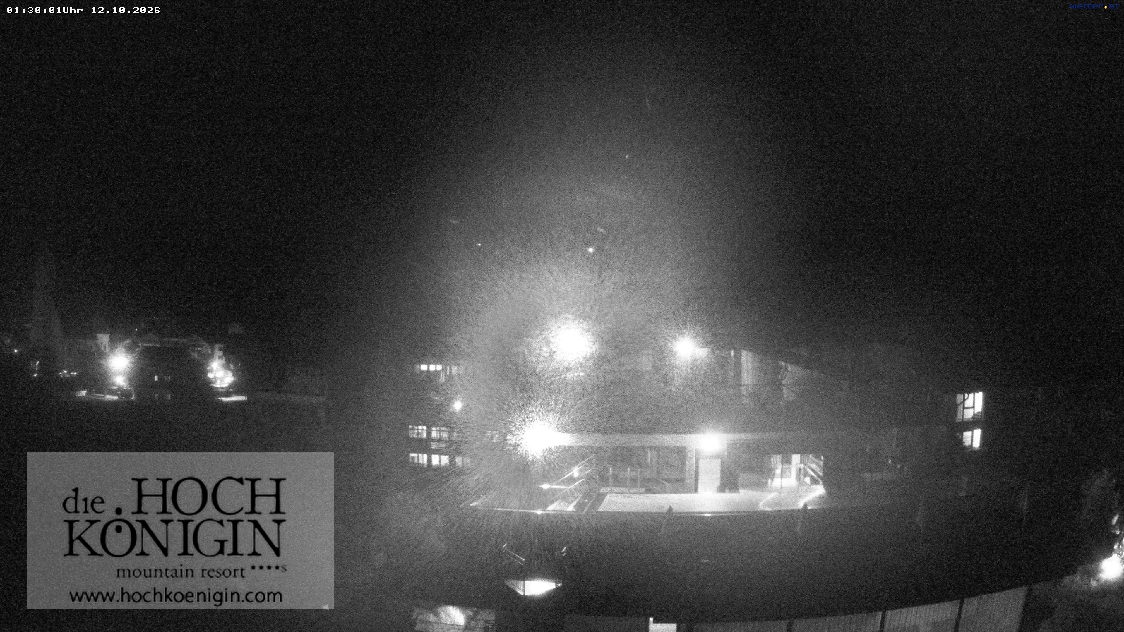Archiv Foto Webcam Maria Alm: Ausblick Hotel Hochkönigin