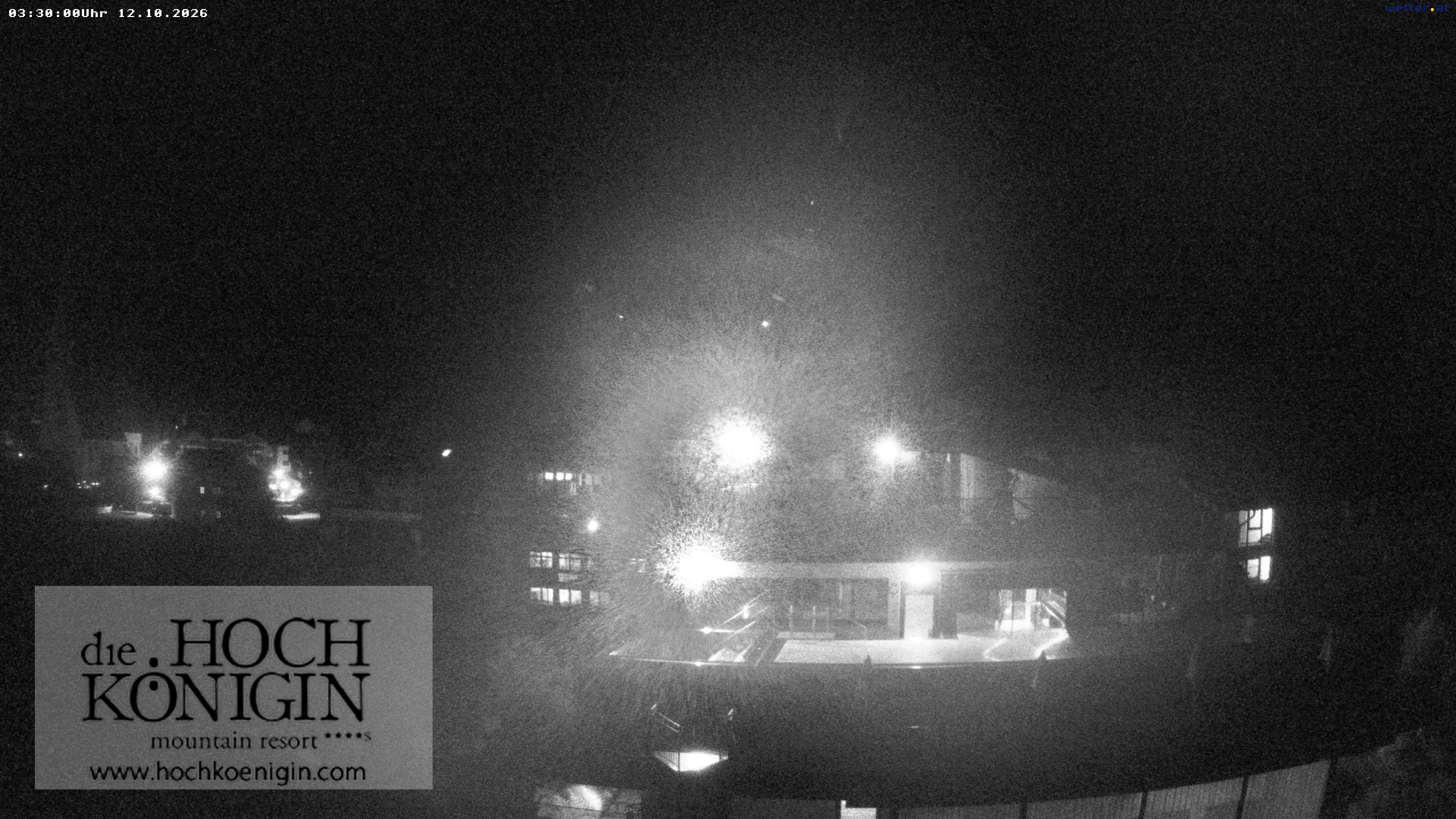 Archiv Foto Webcam Maria Alm: Ausblick Hotel Hochkönigin