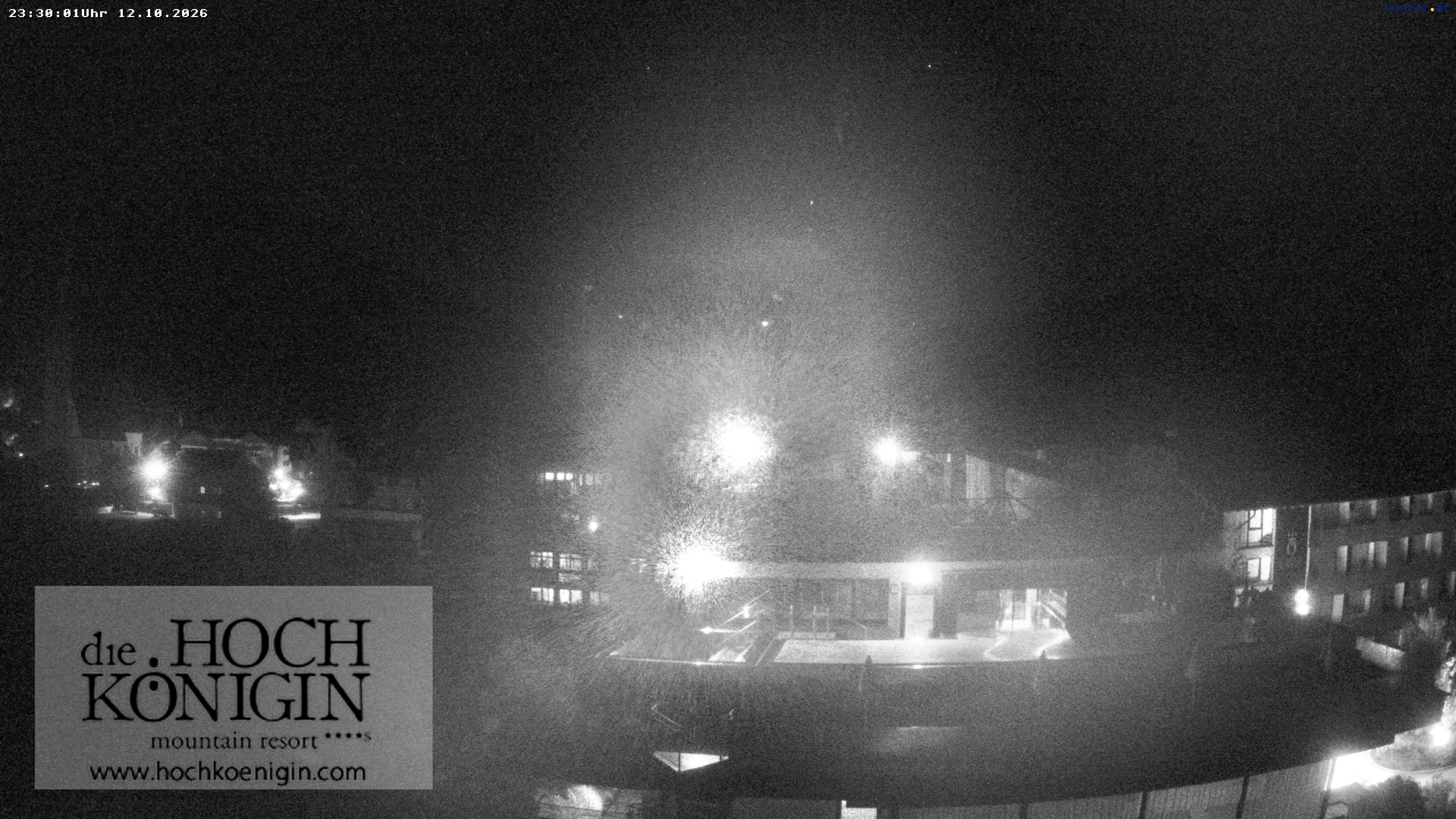 Archiv Foto Webcam Maria Alm: Ausblick Hotel Hochkönigin