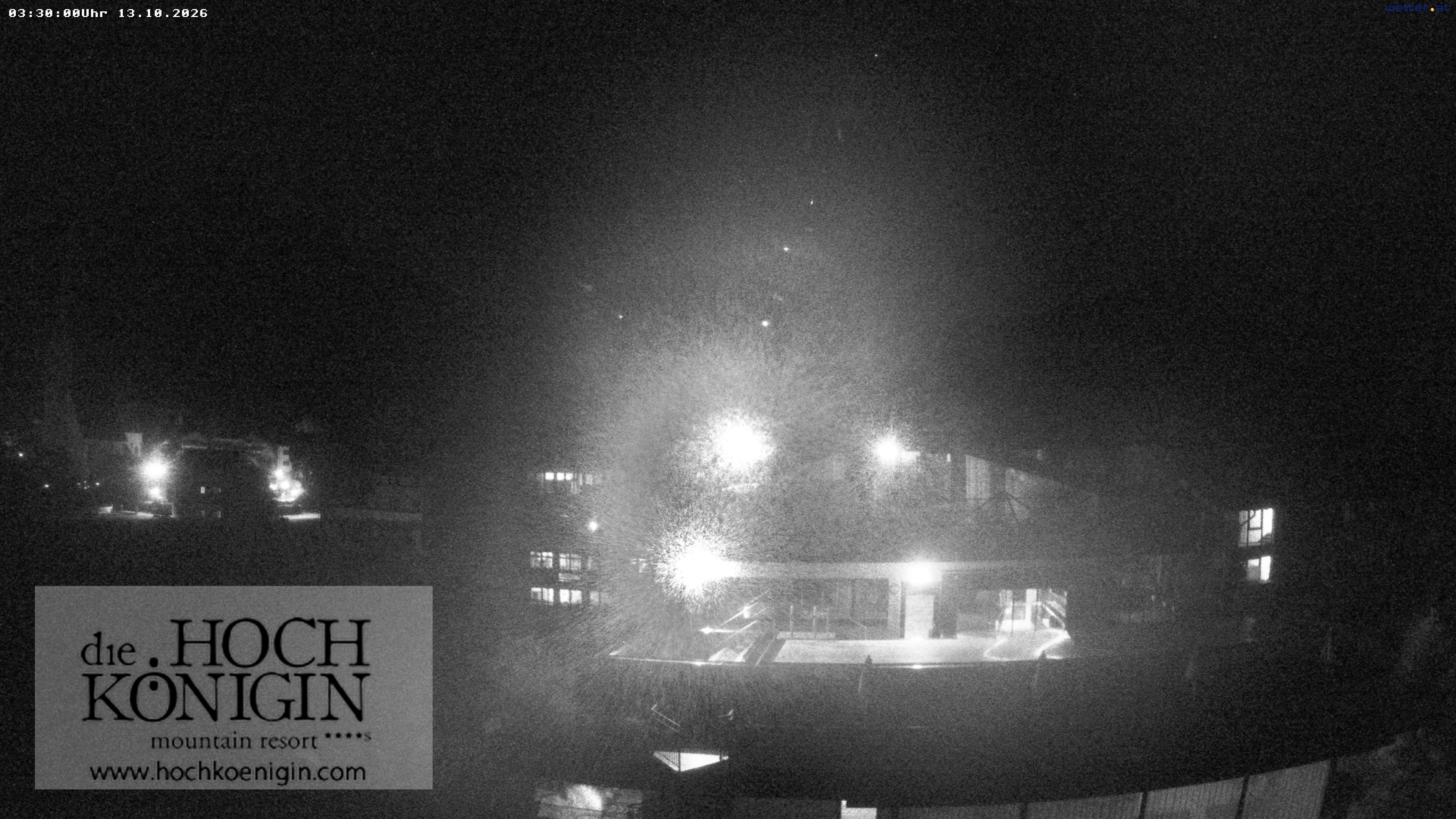 Archiv Foto Webcam Maria Alm: Ausblick Hotel Hochkönigin