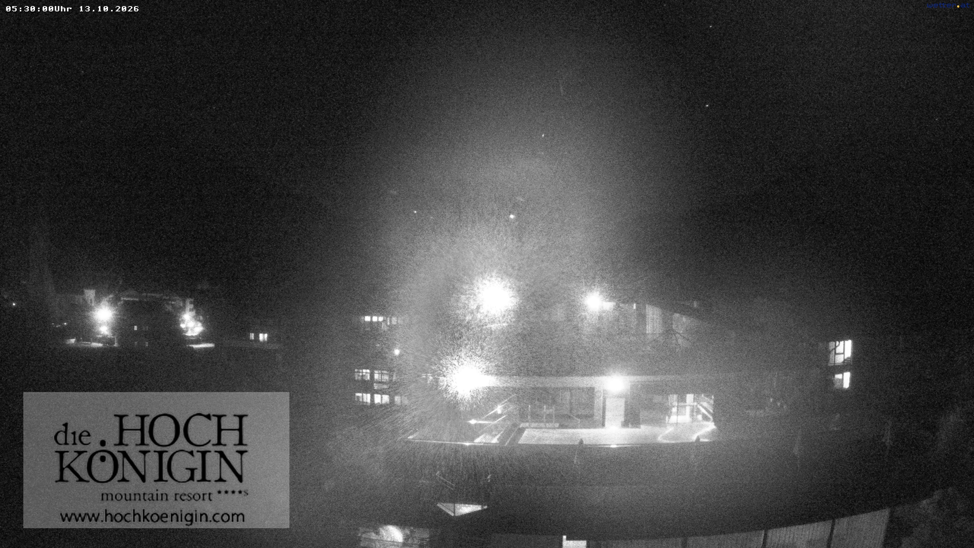 Archiv Foto Webcam Maria Alm: Ausblick Hotel Hochkönigin