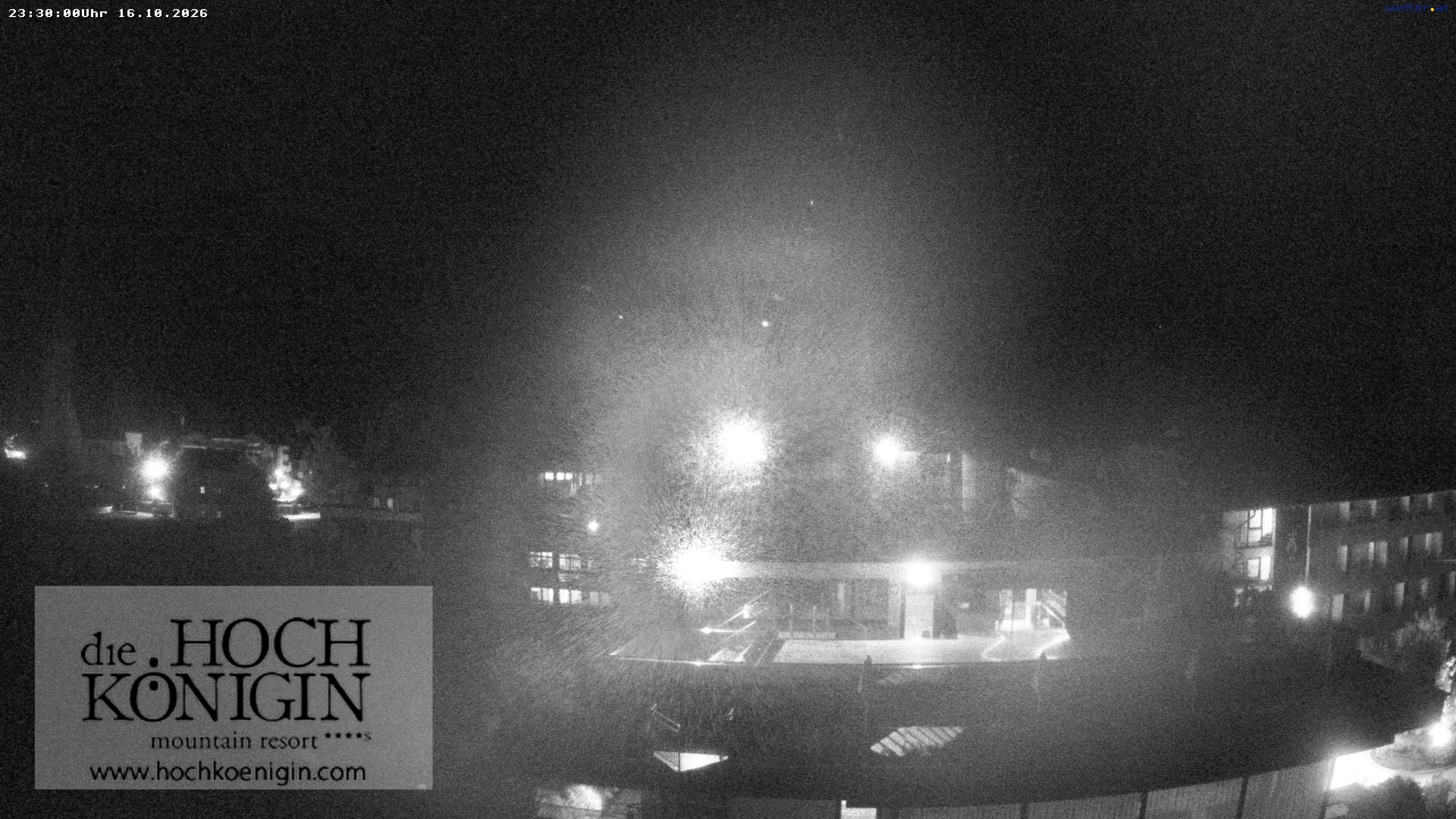 Archiv Foto Webcam Maria Alm: Ausblick Hotel Hochkönigin