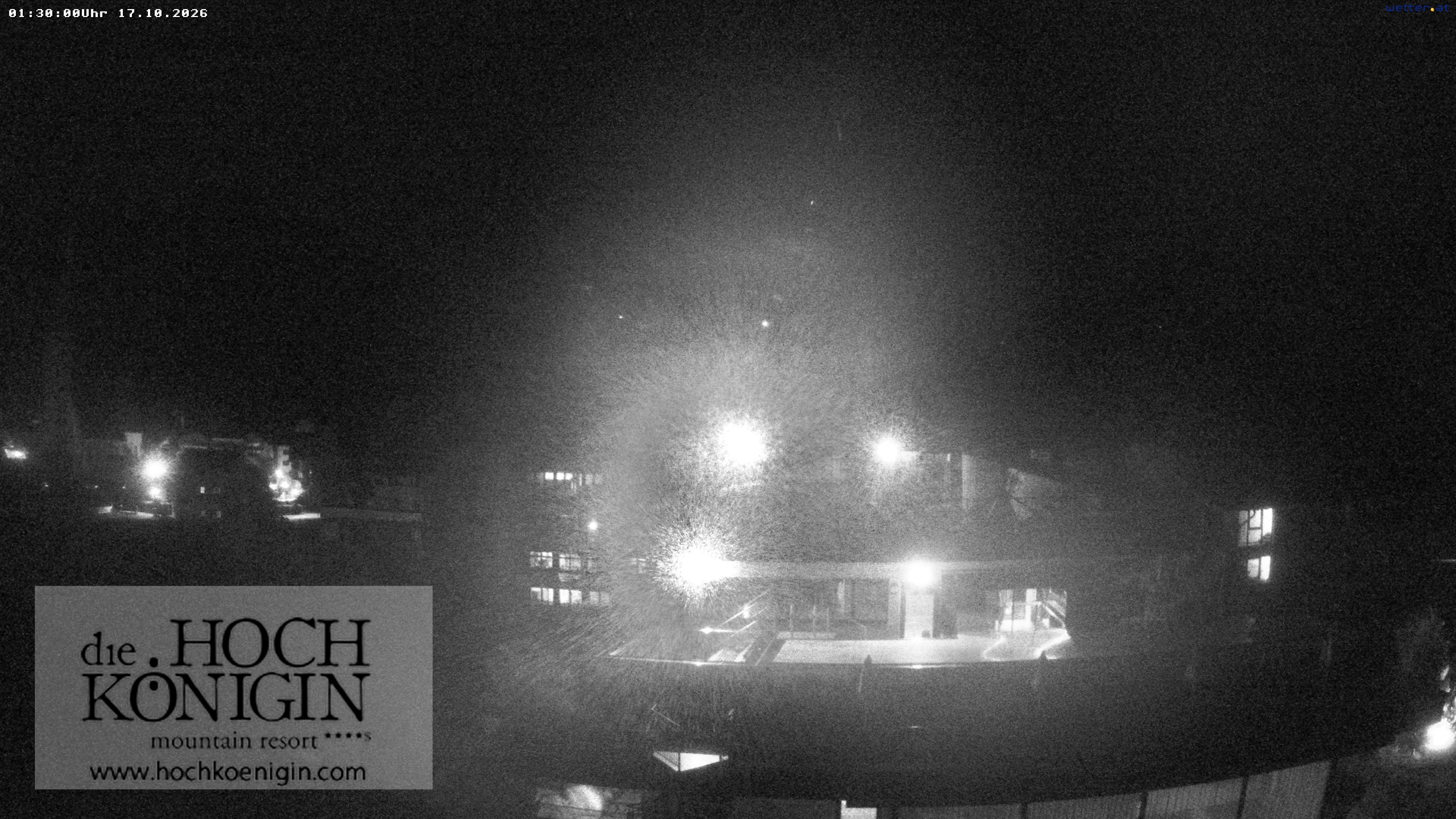 Archiv Foto Webcam Maria Alm: Ausblick Hotel Hochkönigin