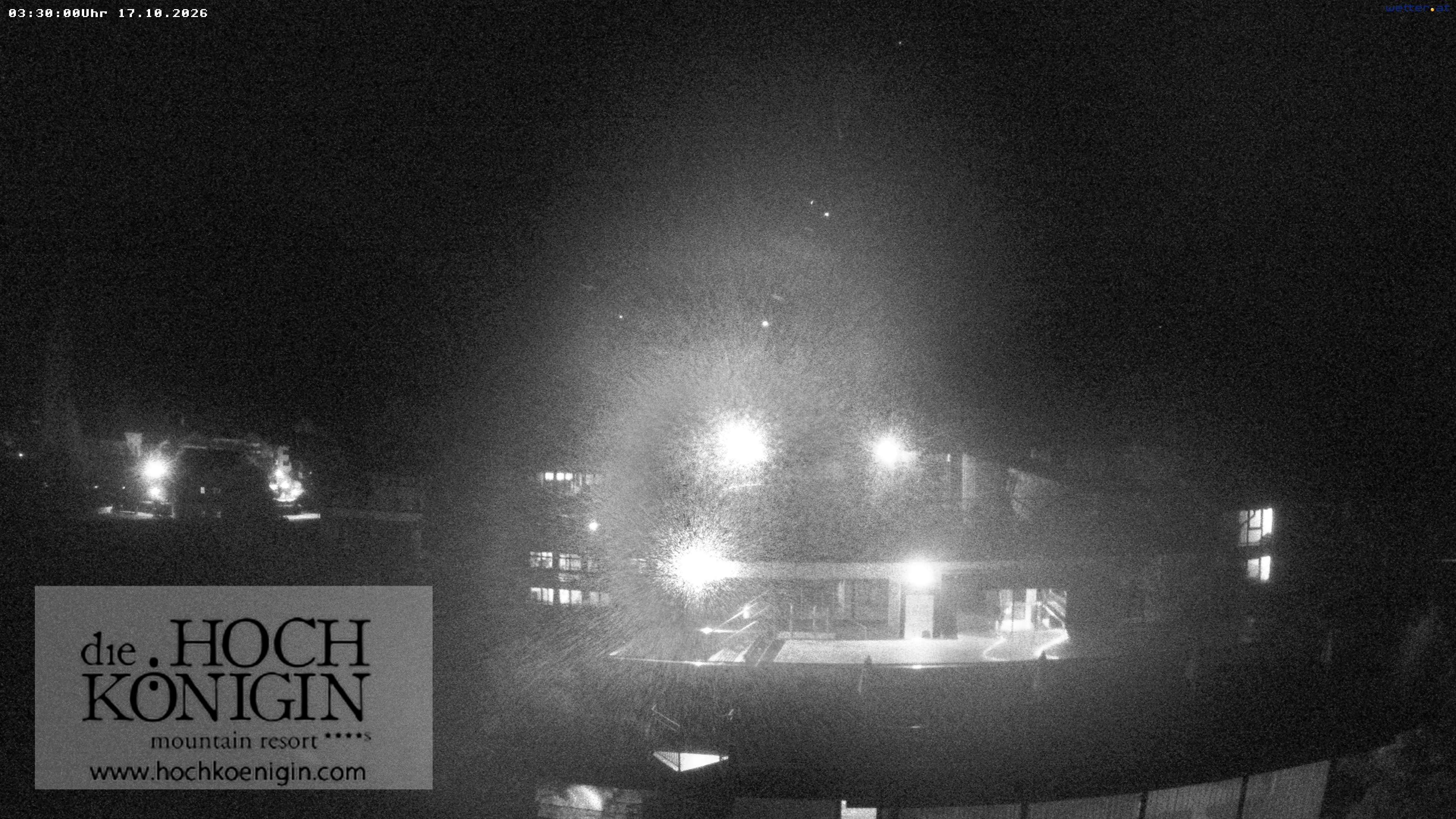 Archiv Foto Webcam Maria Alm: Ausblick Hotel Hochkönigin