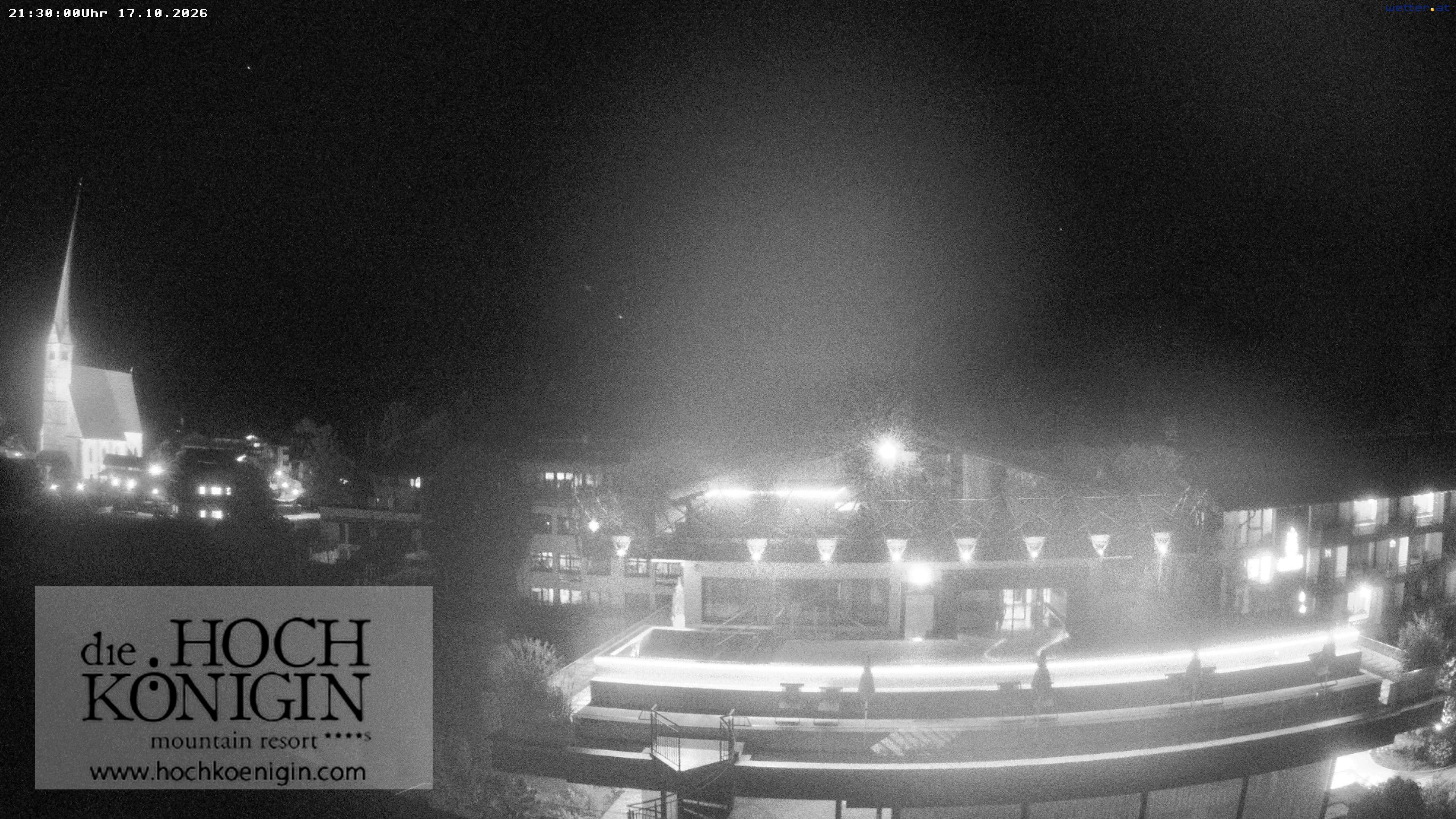 Archived image Webcam Maria Alm - View Hotel Hochkönigin