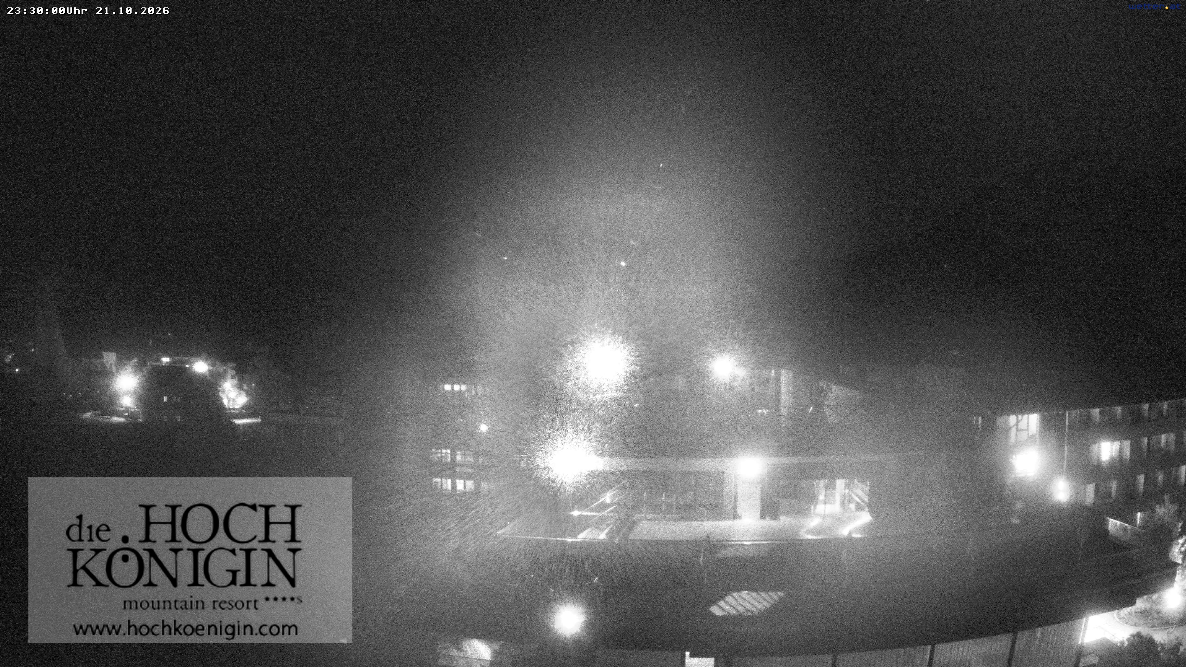 Archiv Foto Webcam Maria Alm: Ausblick Hotel Hochkönigin