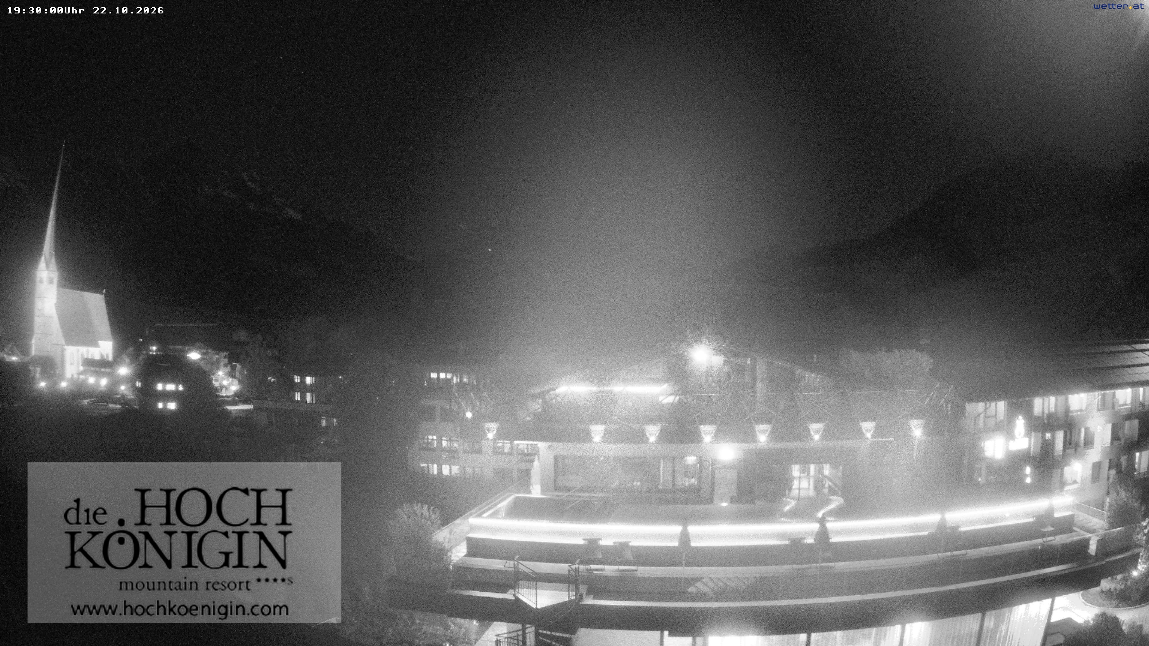 Archived image Webcam Maria Alm - View Hotel Hochkönigin