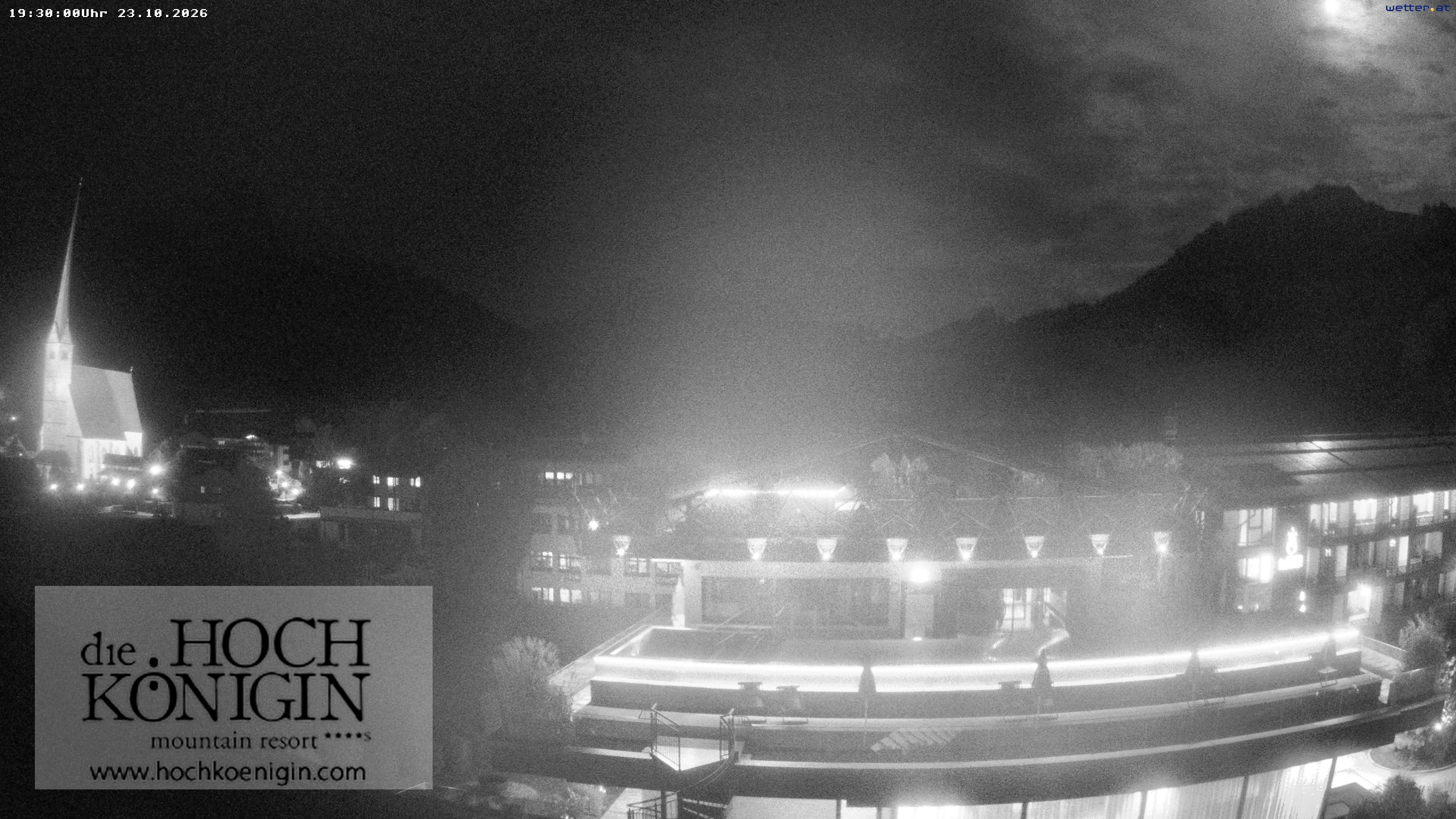 Archived image Webcam Maria Alm - View Hotel Hochkönigin