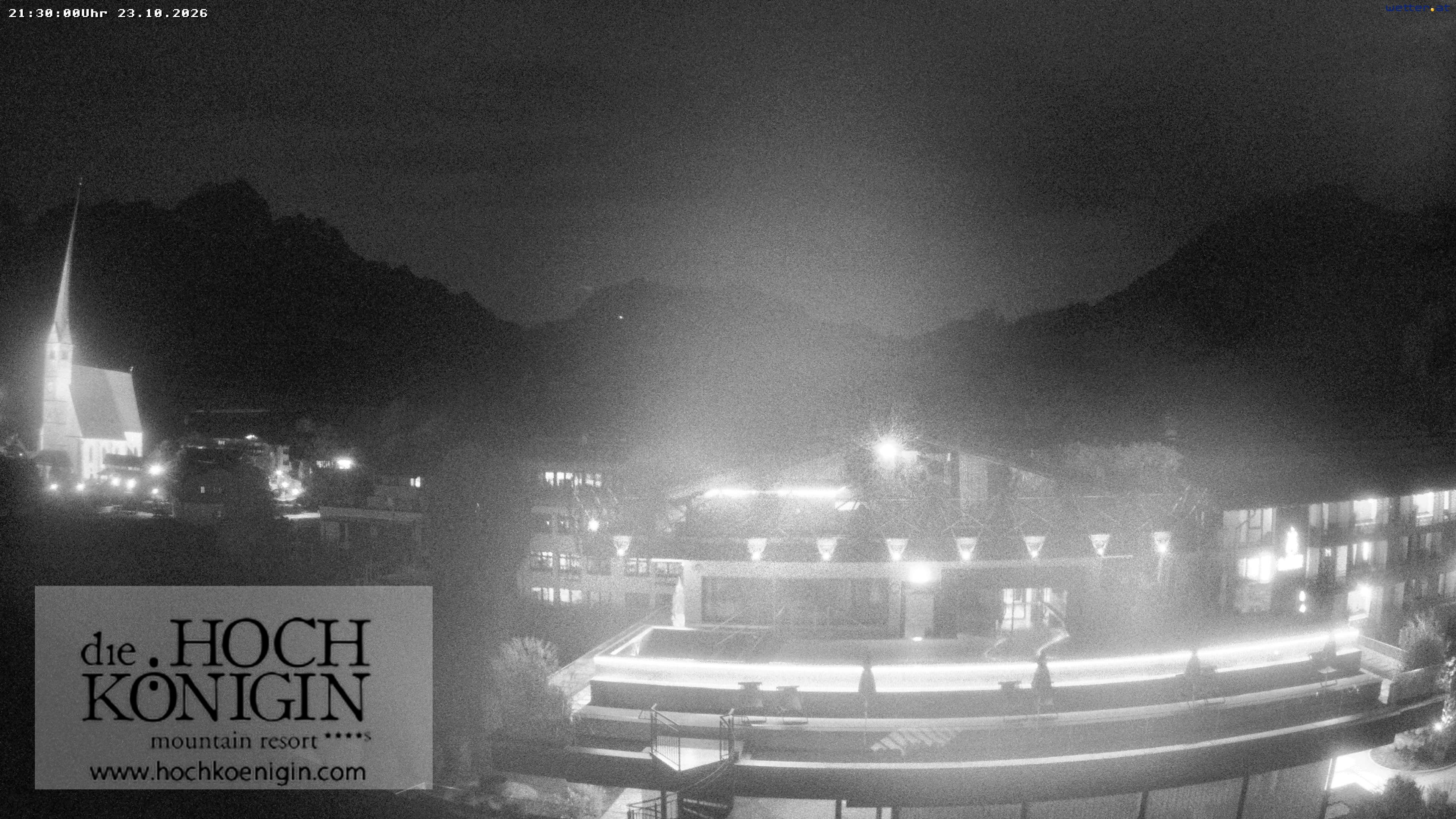 Archived image Webcam Maria Alm - View Hotel Hochkönigin