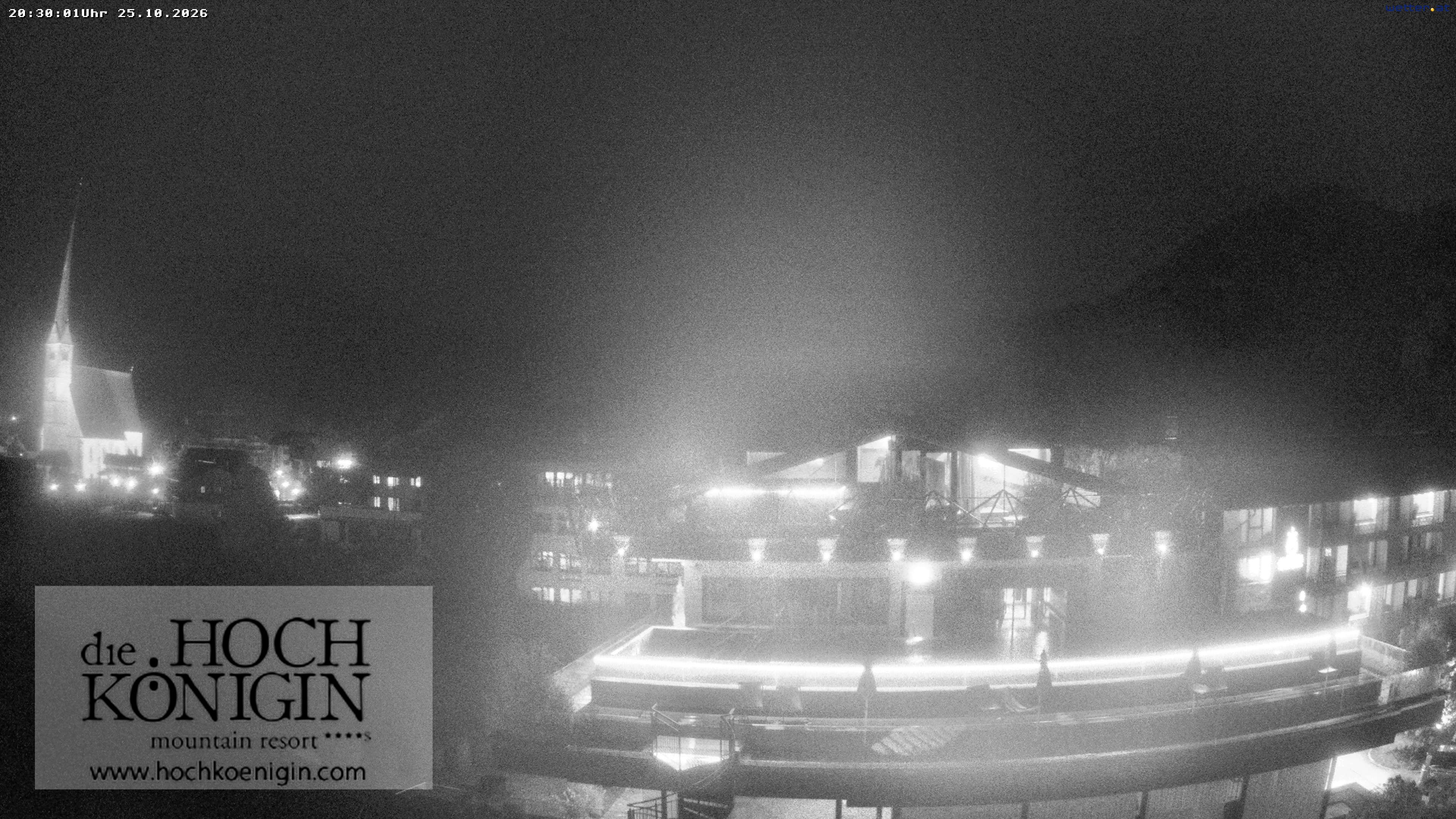 Archiv Foto Webcam Maria Alm: Ausblick Hotel Hochkönigin