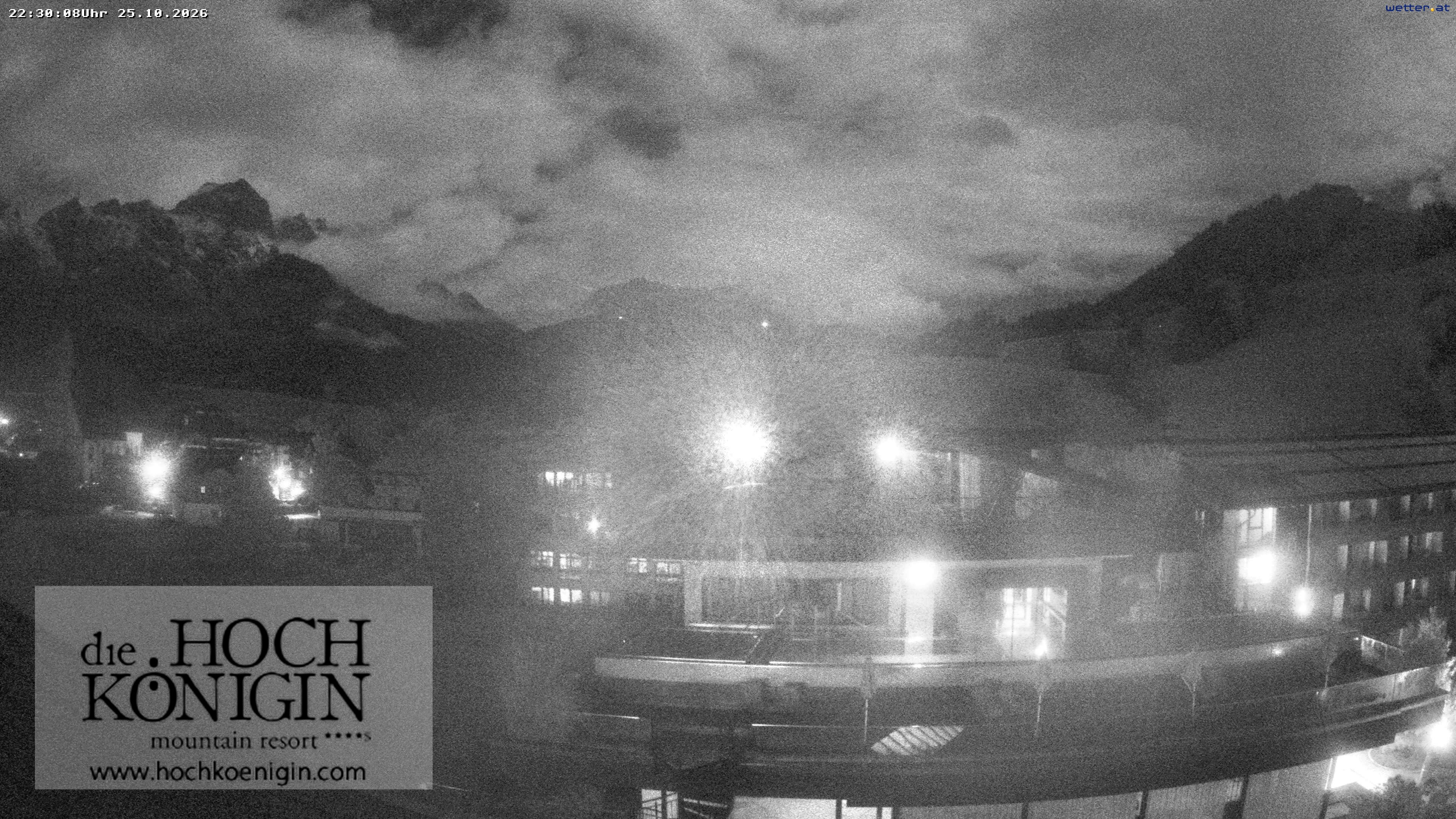 Archiv Foto Webcam Maria Alm: Ausblick Hotel Hochkönigin