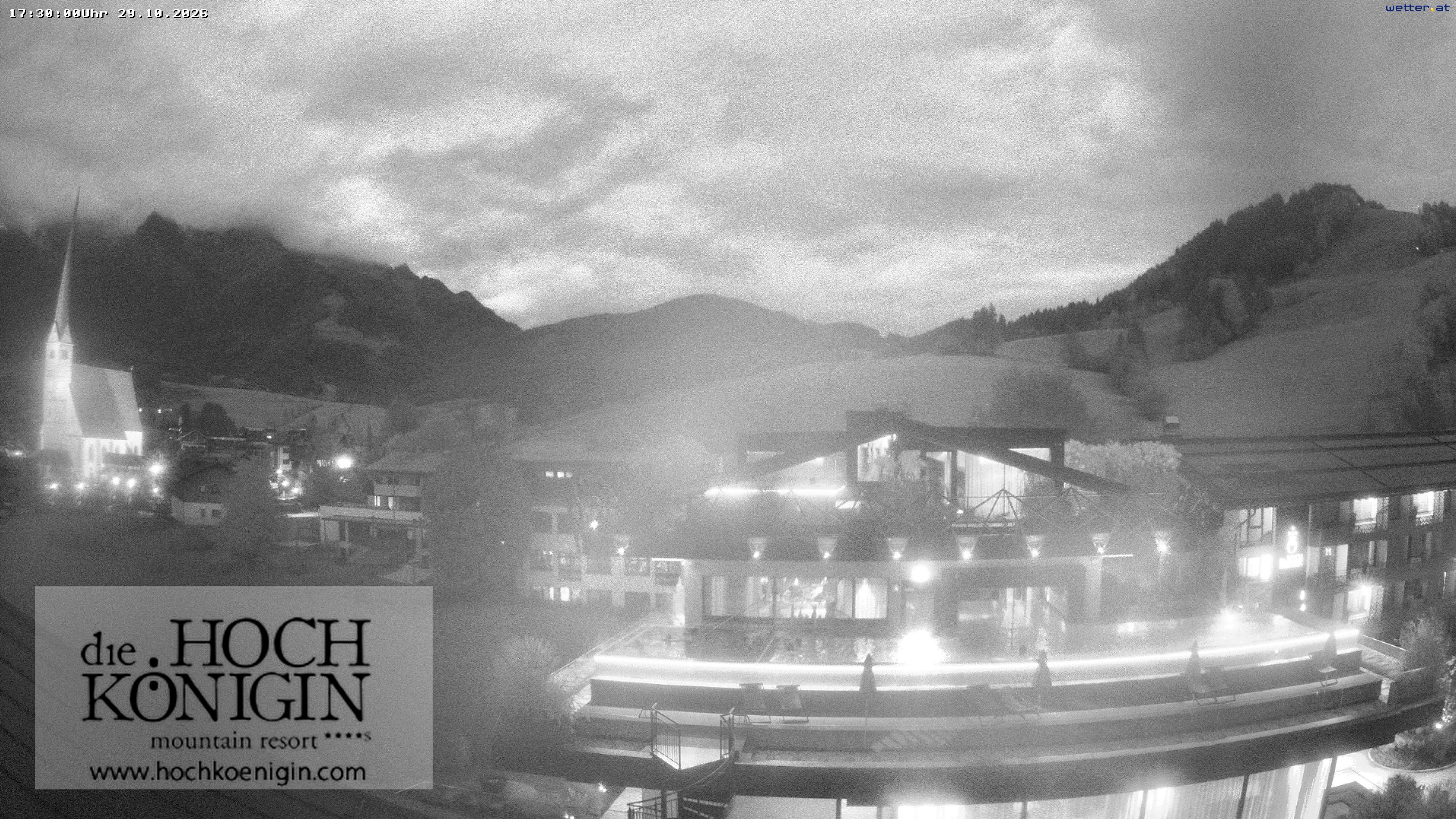 Archived image Webcam Maria Alm - View Hotel Hochkönigin
