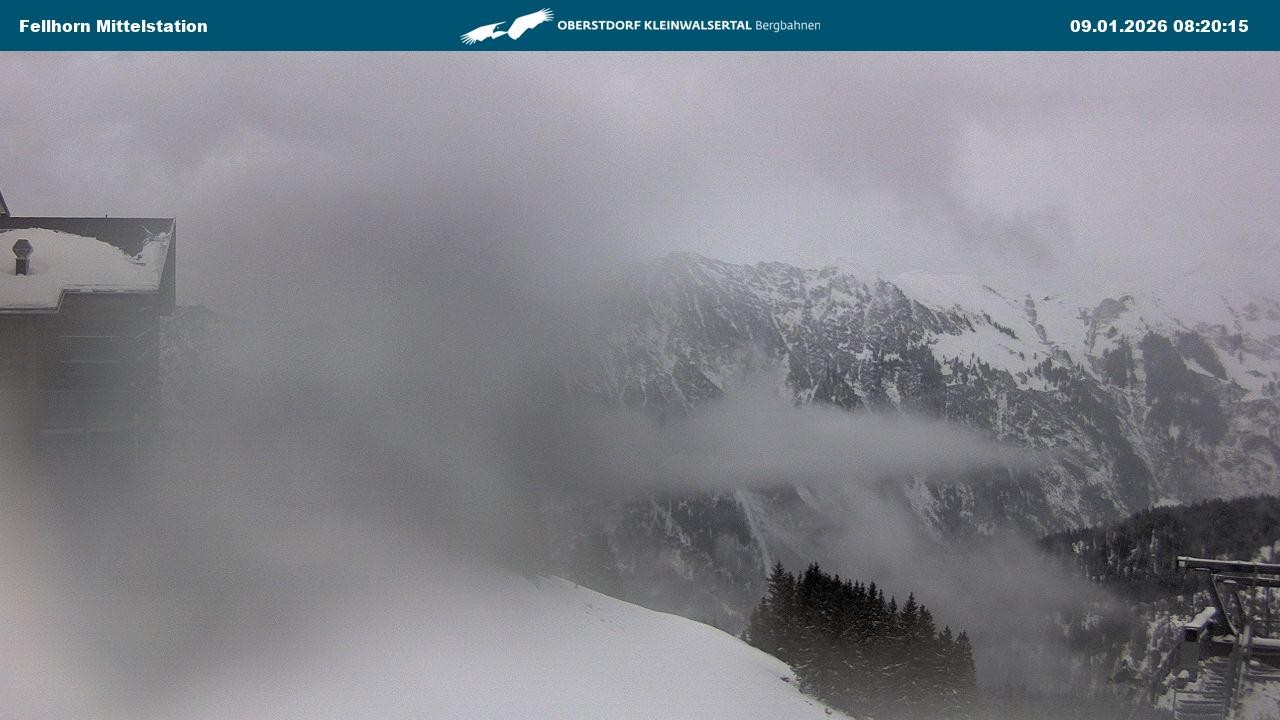 Archiv Foto Webcam Mittelstation am Fellhorn