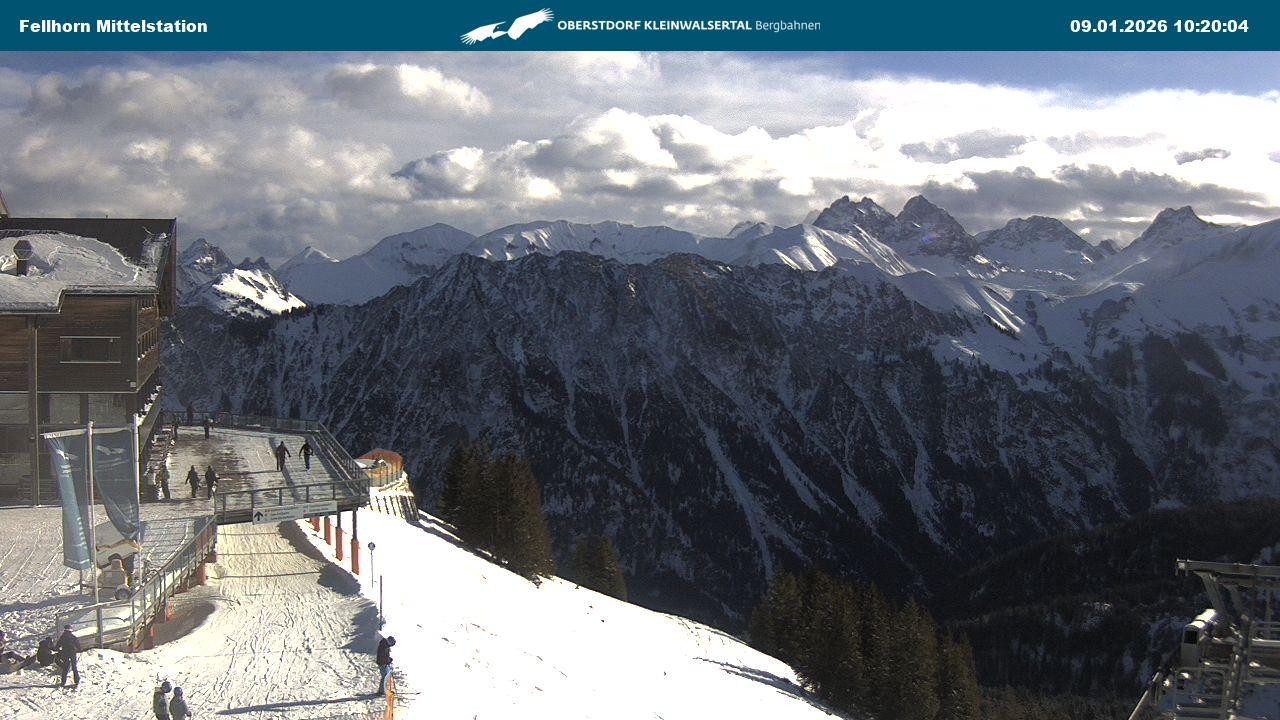 Archiv Foto Webcam Mittelstation am Fellhorn