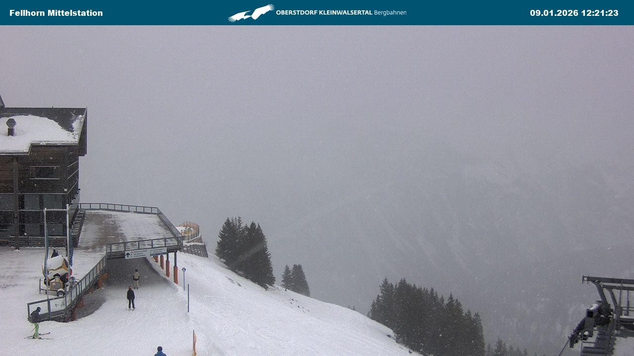 Archiv Foto Webcam Mittelstation am Fellhorn