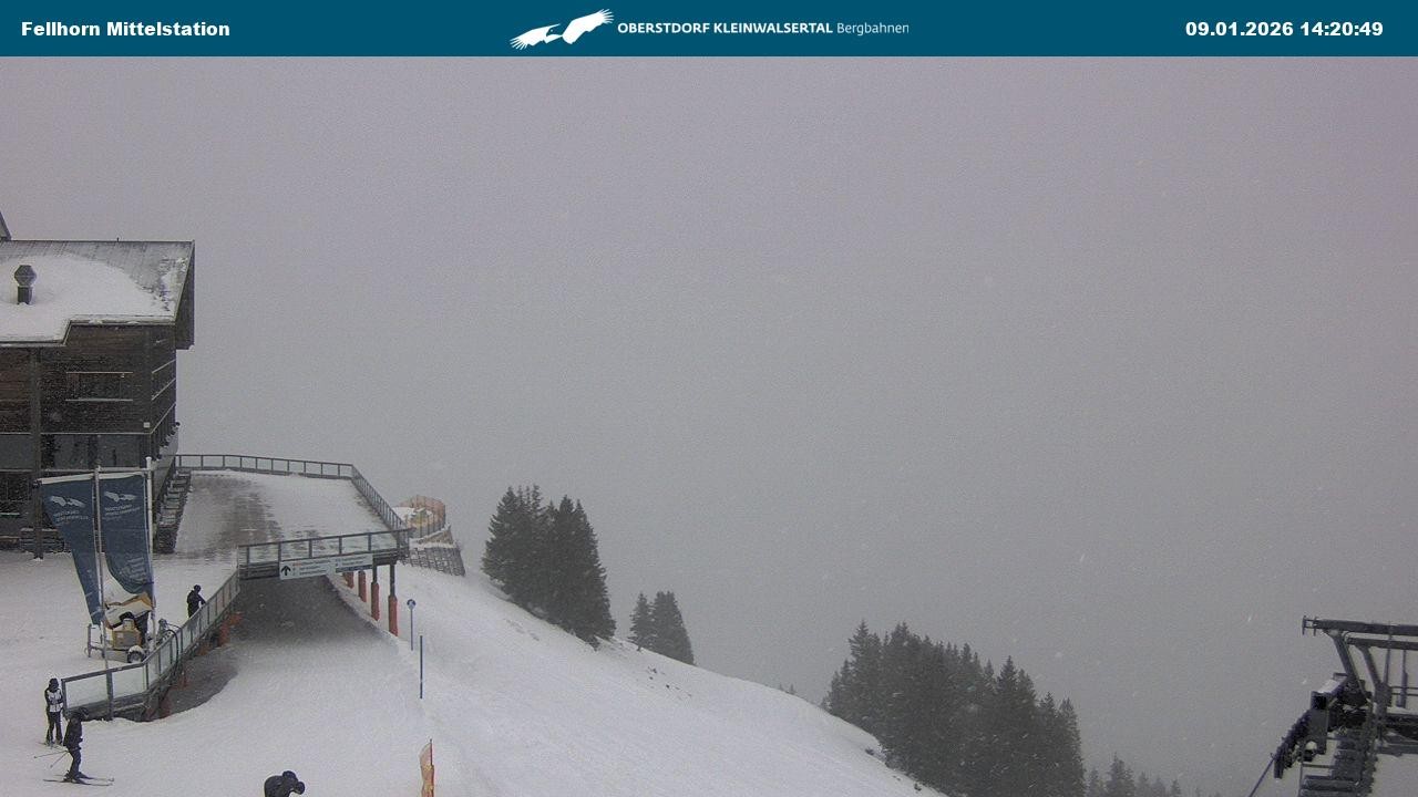 Archiv Foto Webcam Mittelstation am Fellhorn