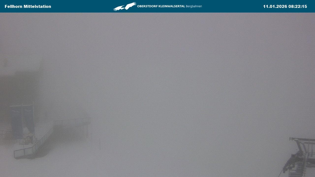 Archiv Foto Webcam Mittelstation am Fellhorn