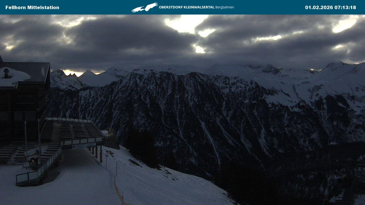 Archiv Foto Webcam Mittelstation am Fellhorn