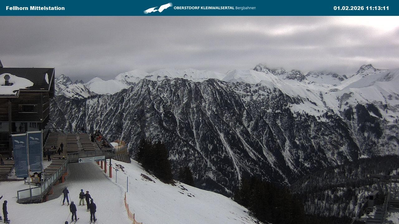 Archiv Foto Webcam Mittelstation am Fellhorn