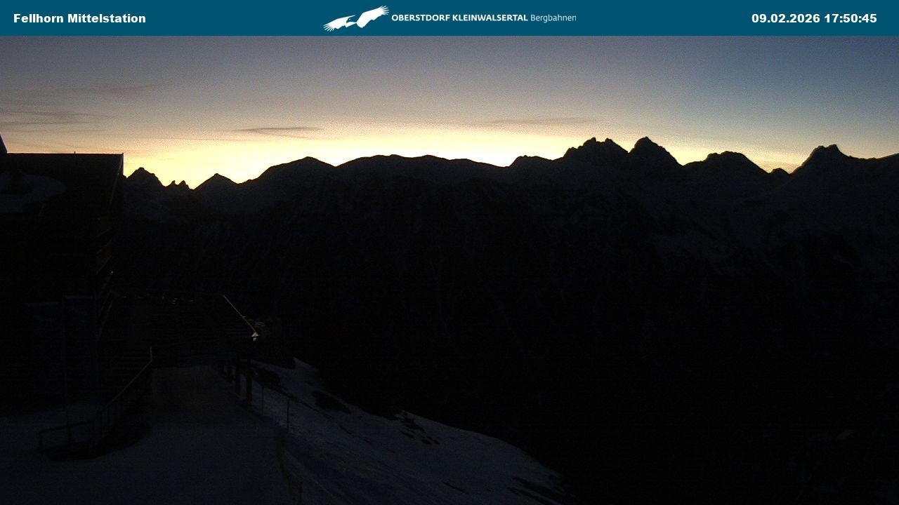 Archiv Foto Webcam Mittelstation am Fellhorn