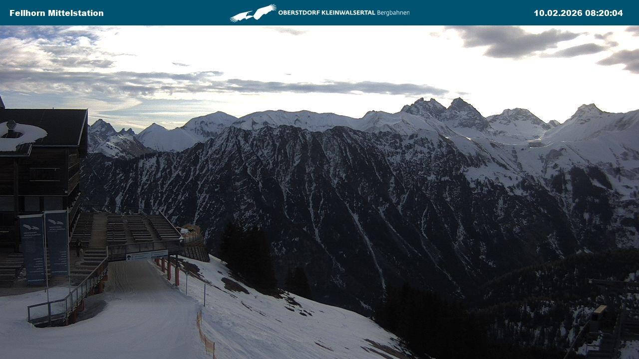 Archiv Foto Webcam Mittelstation am Fellhorn