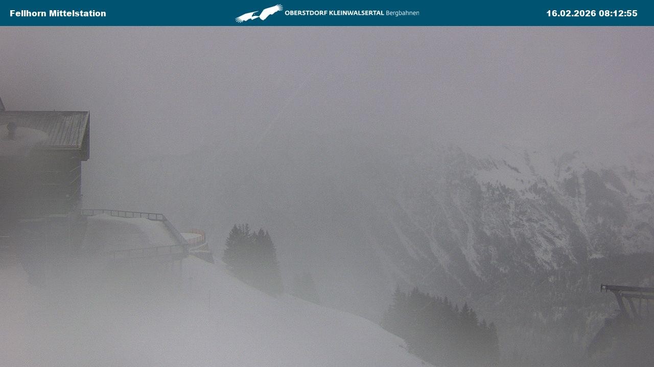 Archiv Foto Webcam Mittelstation am Fellhorn