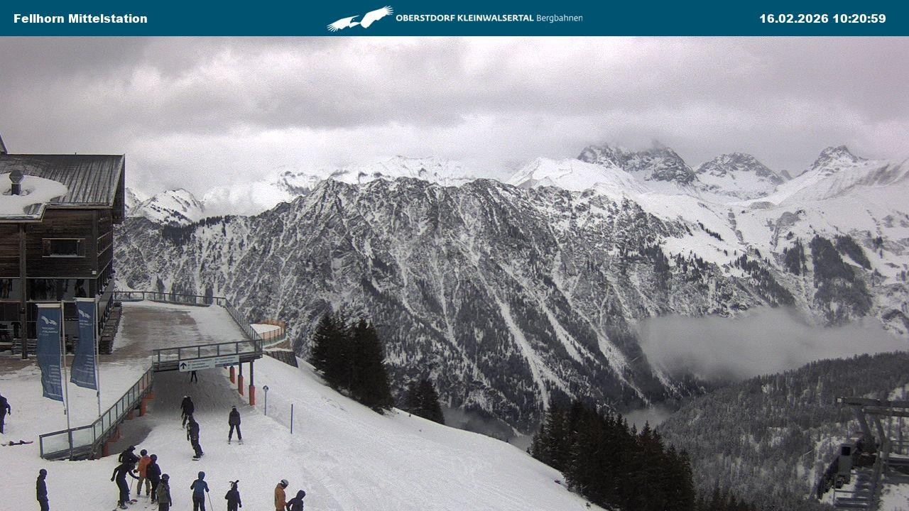 Archiv Foto Webcam Mittelstation am Fellhorn