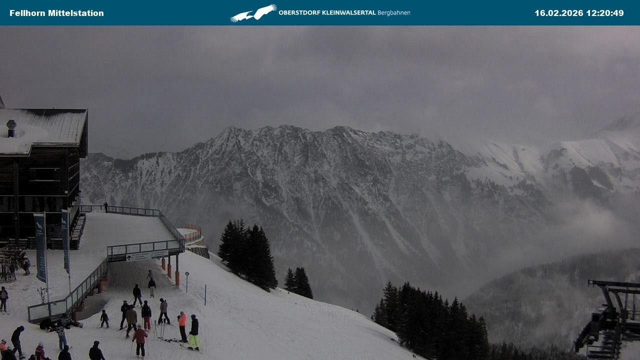Archiv Foto Webcam Mittelstation am Fellhorn