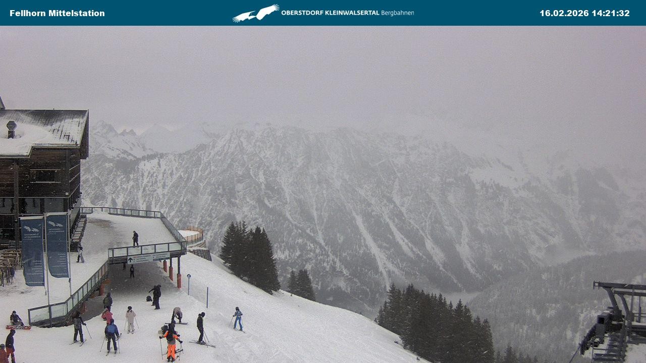 Archiv Foto Webcam Mittelstation am Fellhorn