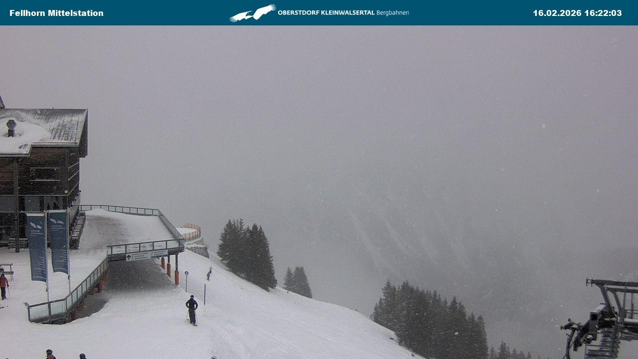 Archiv Foto Webcam Mittelstation am Fellhorn